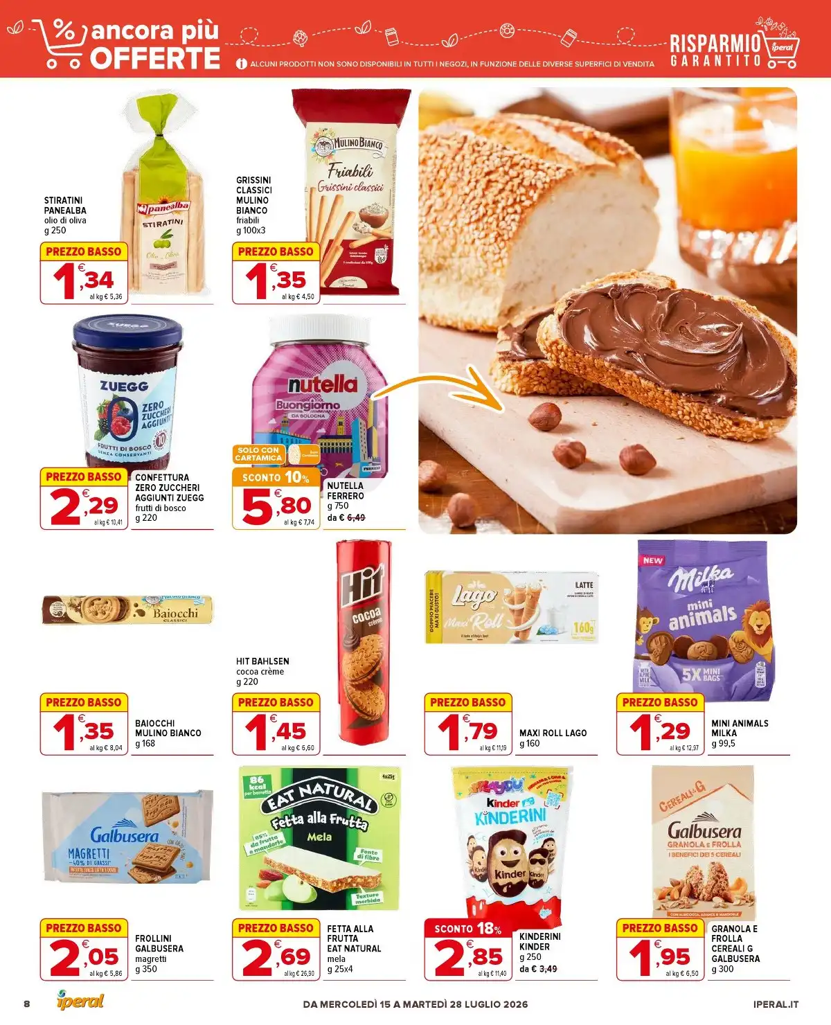 Offerte Dal 15 Luglio