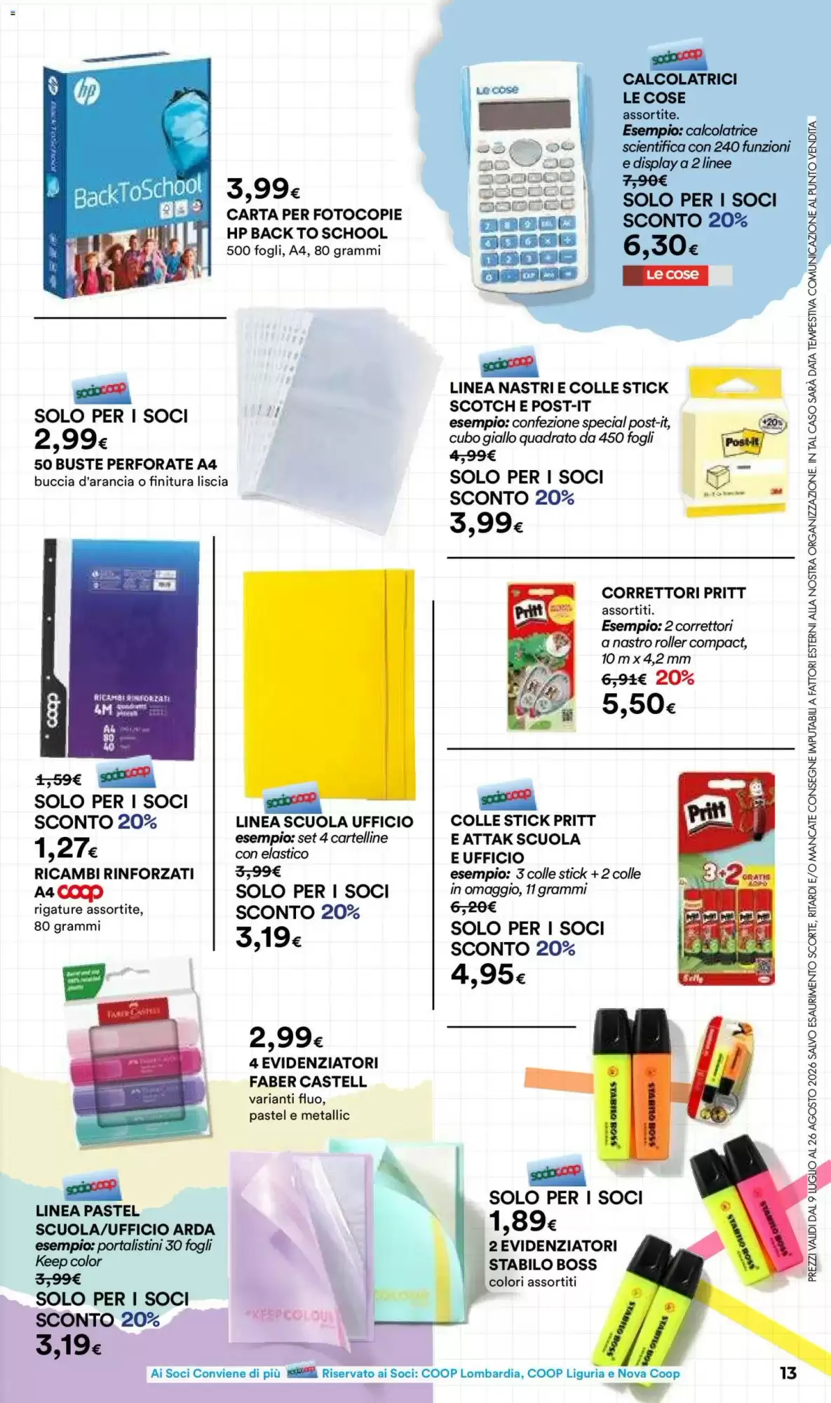 Volantino Ipercoop Nuovo Dal 16 Luglio Al 29 Luglio 2026 Anteprima - Immagine 3 Scuola Dal 9 Luglio - 26 Agosto