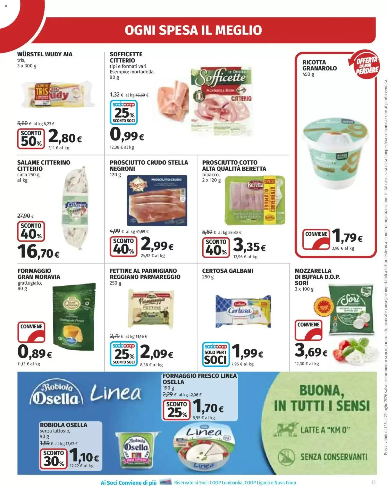 Dal 16 Luglio