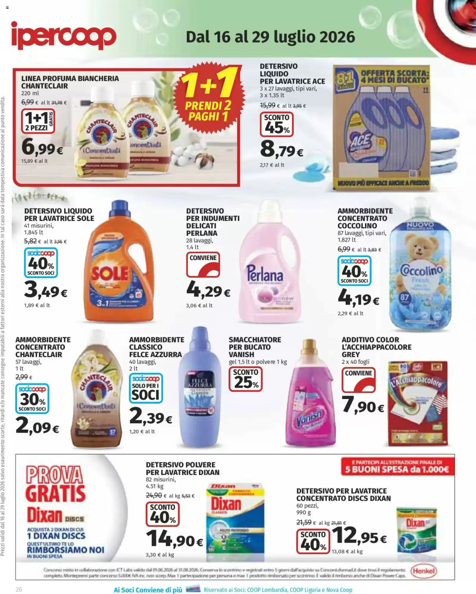 Dal 16 Luglio