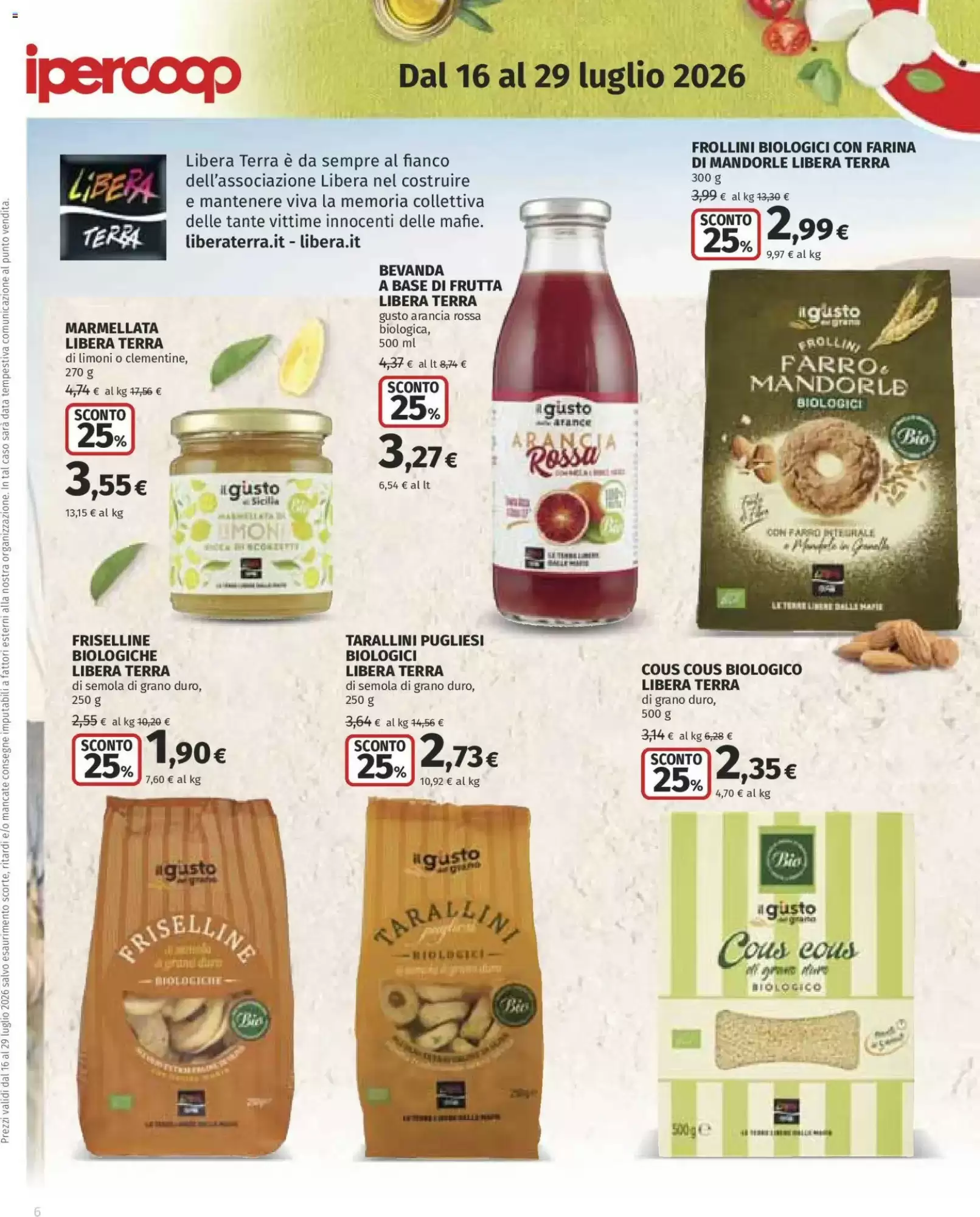 Dal 16 Luglio