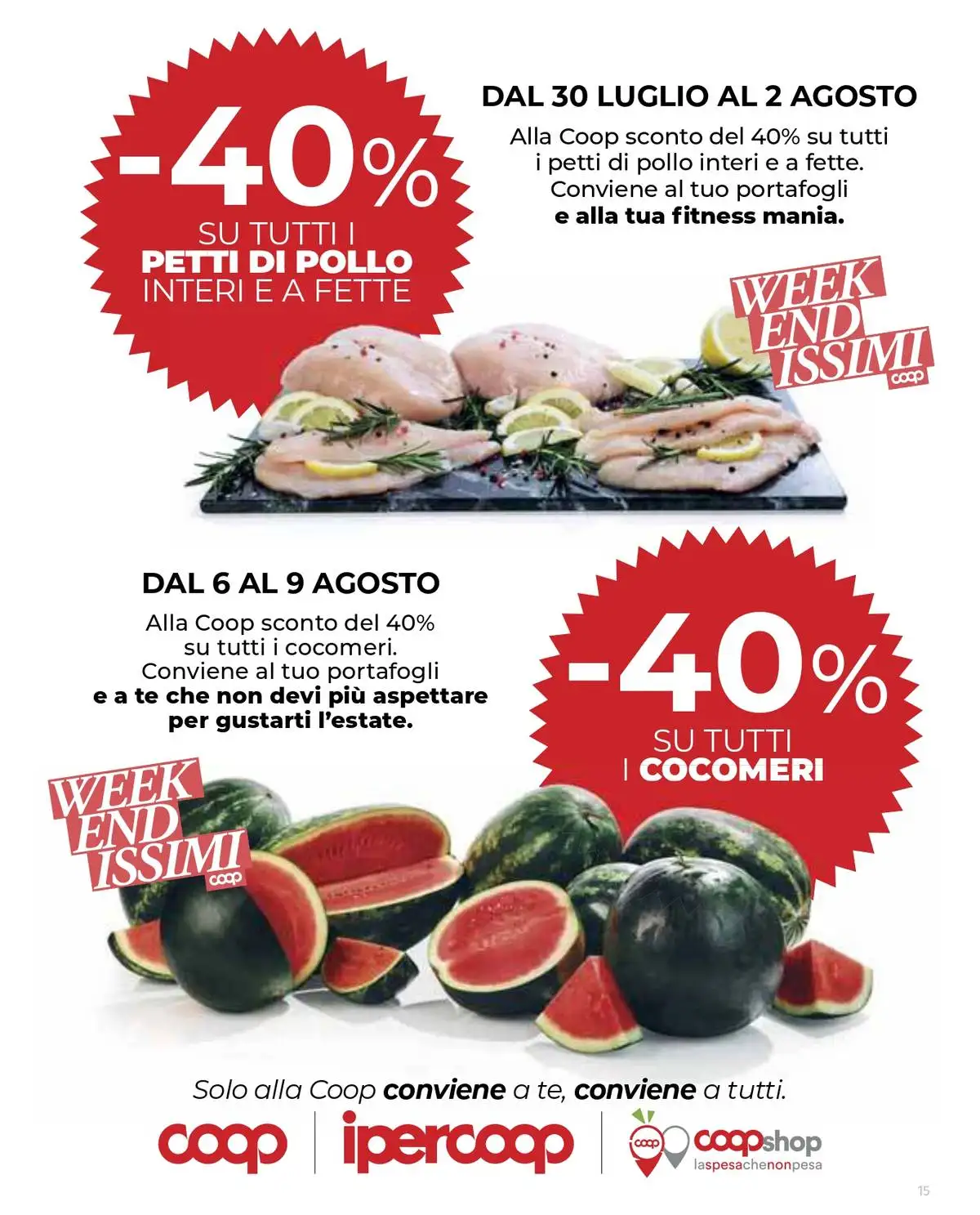 Dal 30 Luglio