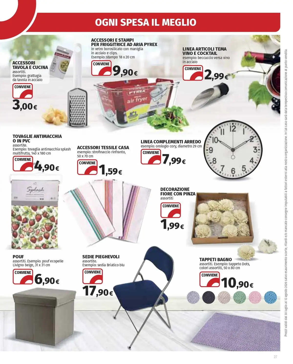 Dal 30 Luglio