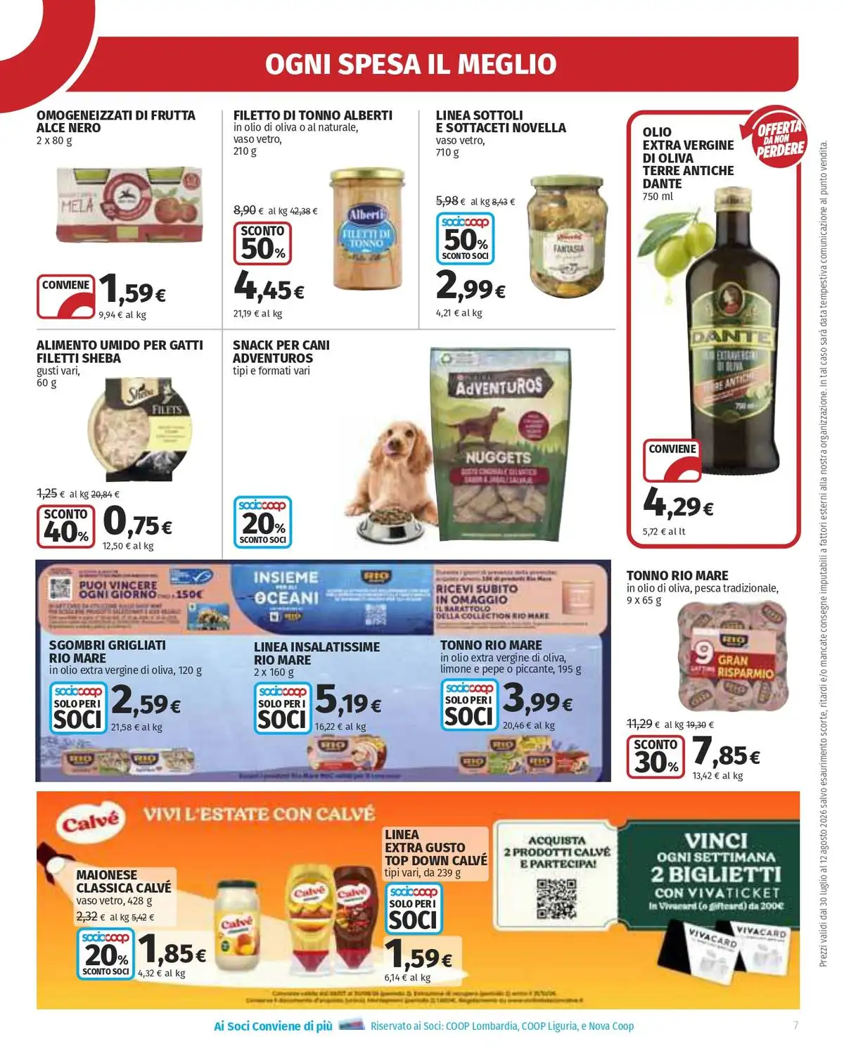 Dal 30 Luglio