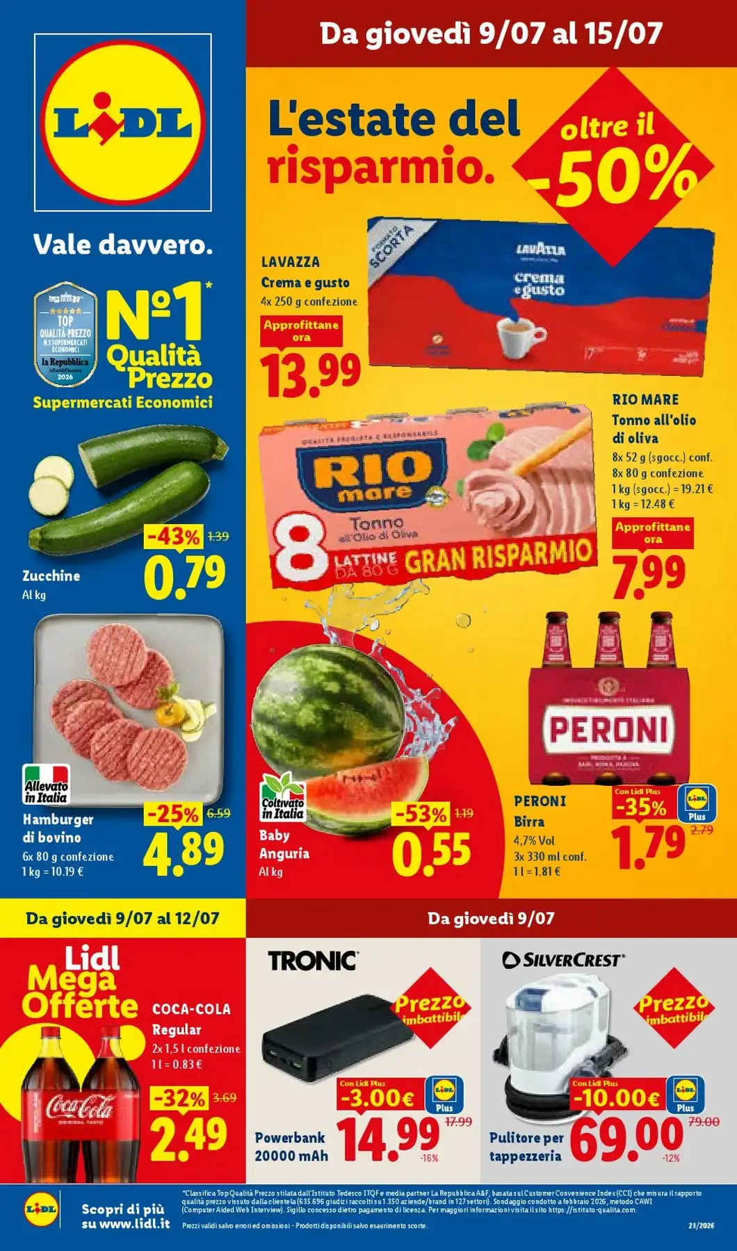 Volantino Lidl Nuovo Dal 9 Luglio Al 15 Luglio 2026 Anteprima - Immagine 1 Dal 9 Luglio