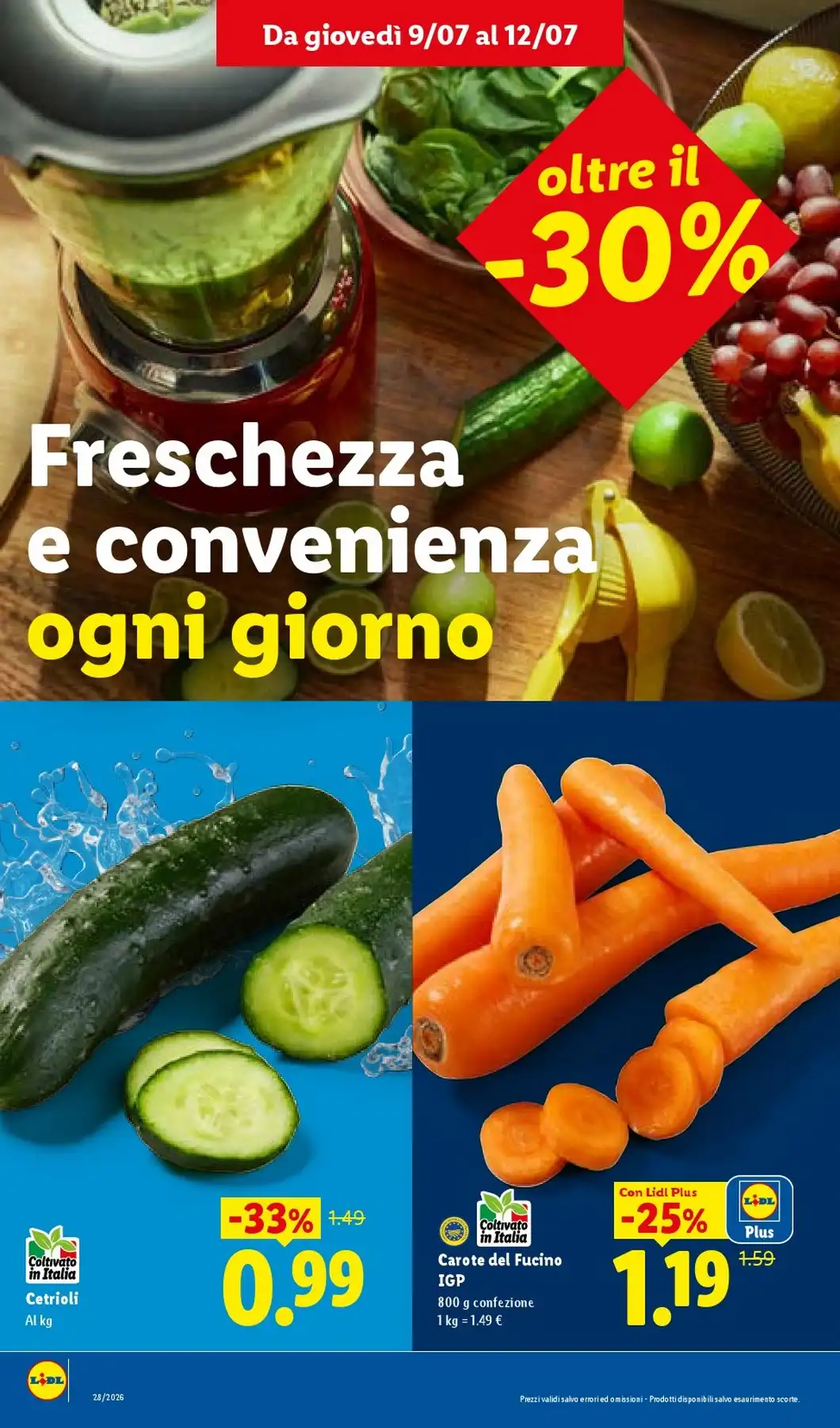 Volantino Lidl Nuovo Dal 9 Luglio Al 15 Luglio 2026 Anteprima - Immagine 2 Dal 9 Luglio