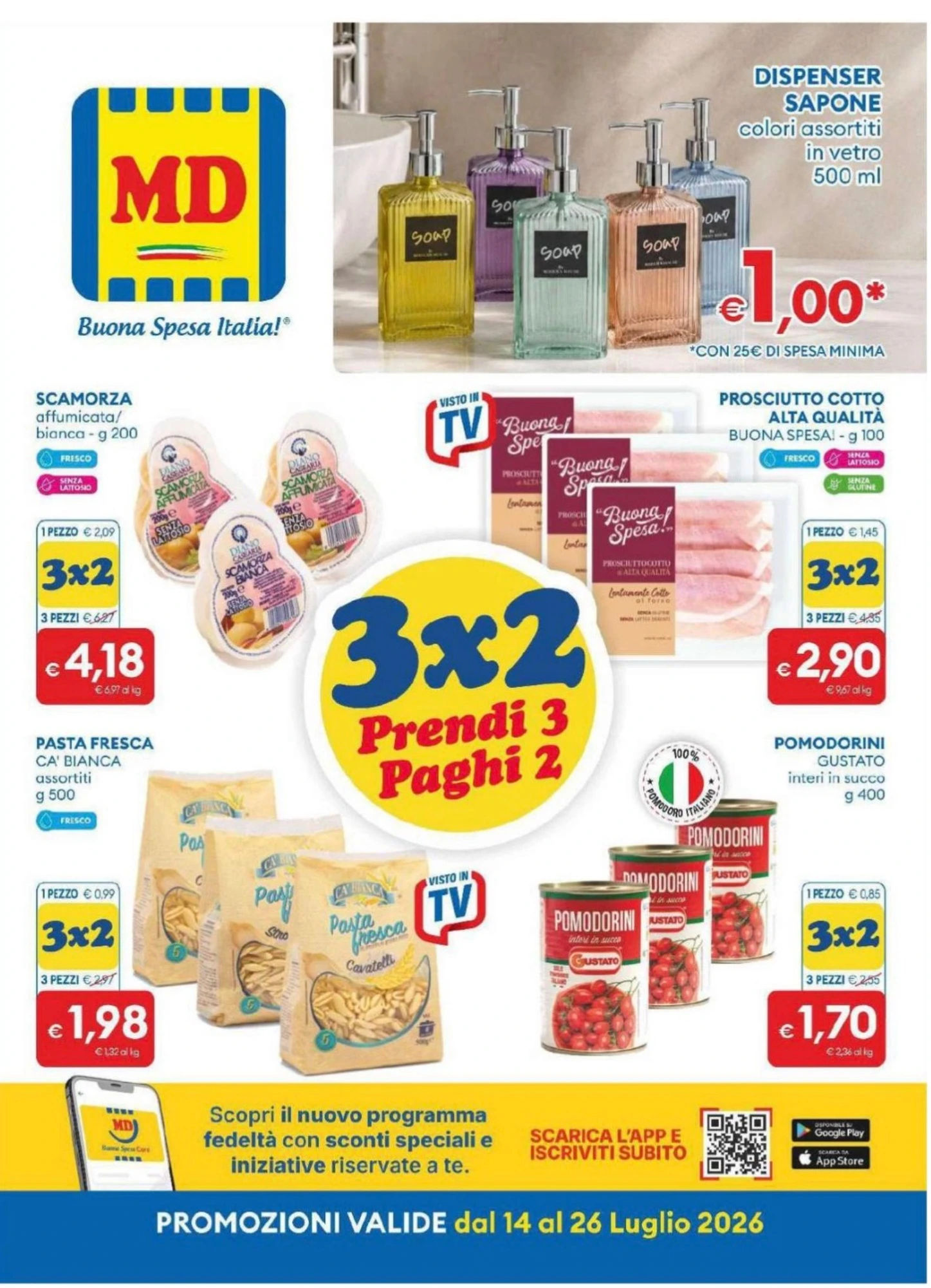 Volantino Md Discount Nuovo Dal 14 Luglio Al 26 Luglio 2026 Anteprima - Immagine 1 Dal 14 Luglio