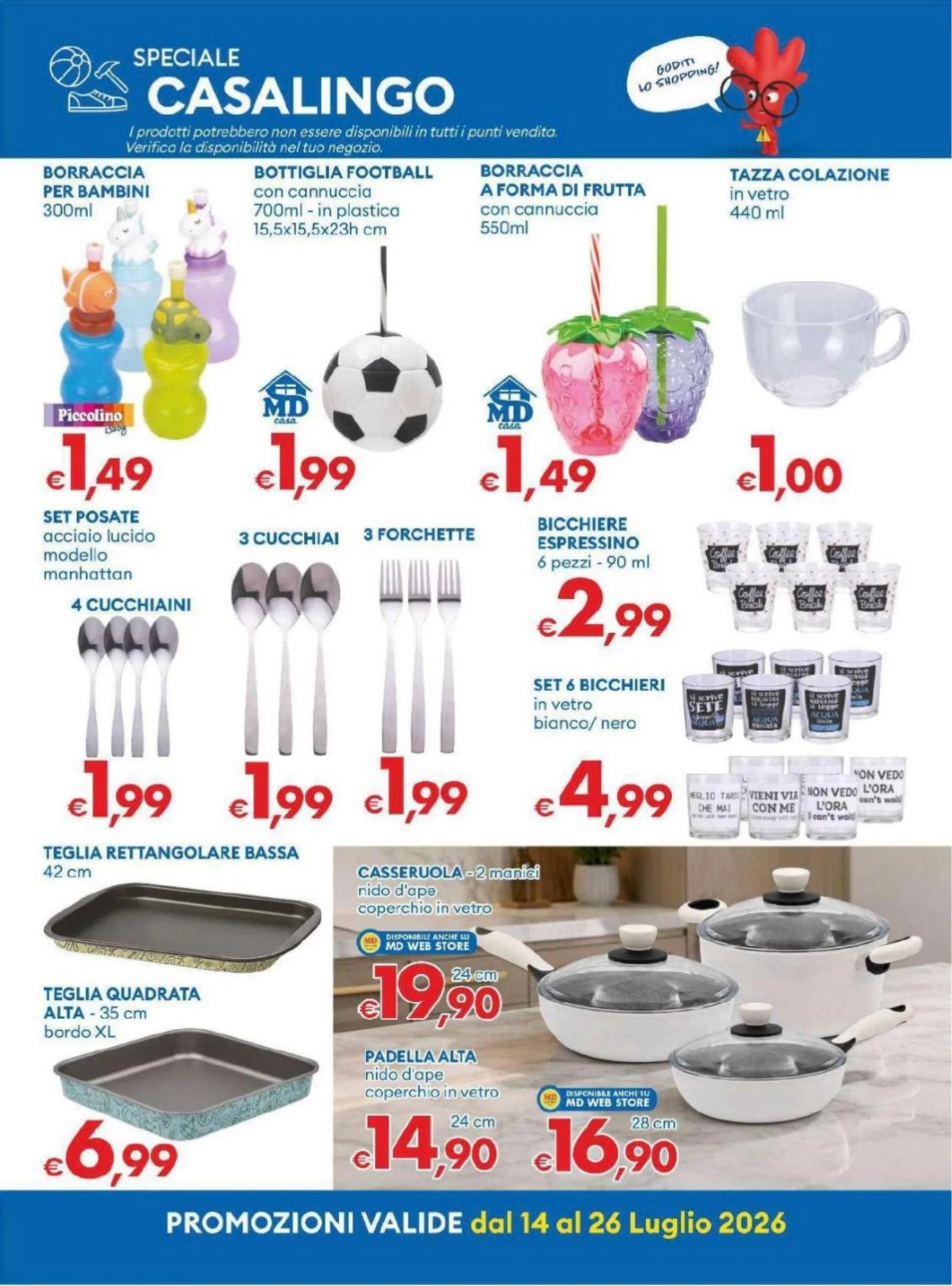 Volantino Md Discount Nuovo Dal 14 Luglio Al 26 Luglio 2026 Anteprima - Immagine 1 Dal 14 Luglio