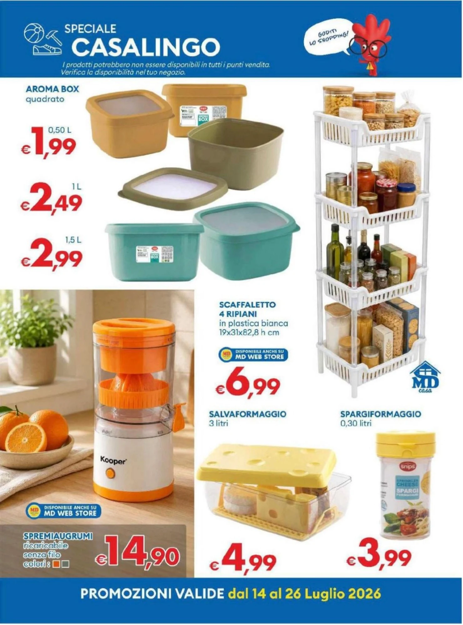Volantino Md Discount Nuovo Dal 14 Luglio Al 26 Luglio 2026 Anteprima - Immagine 2 Dal 14 Luglio