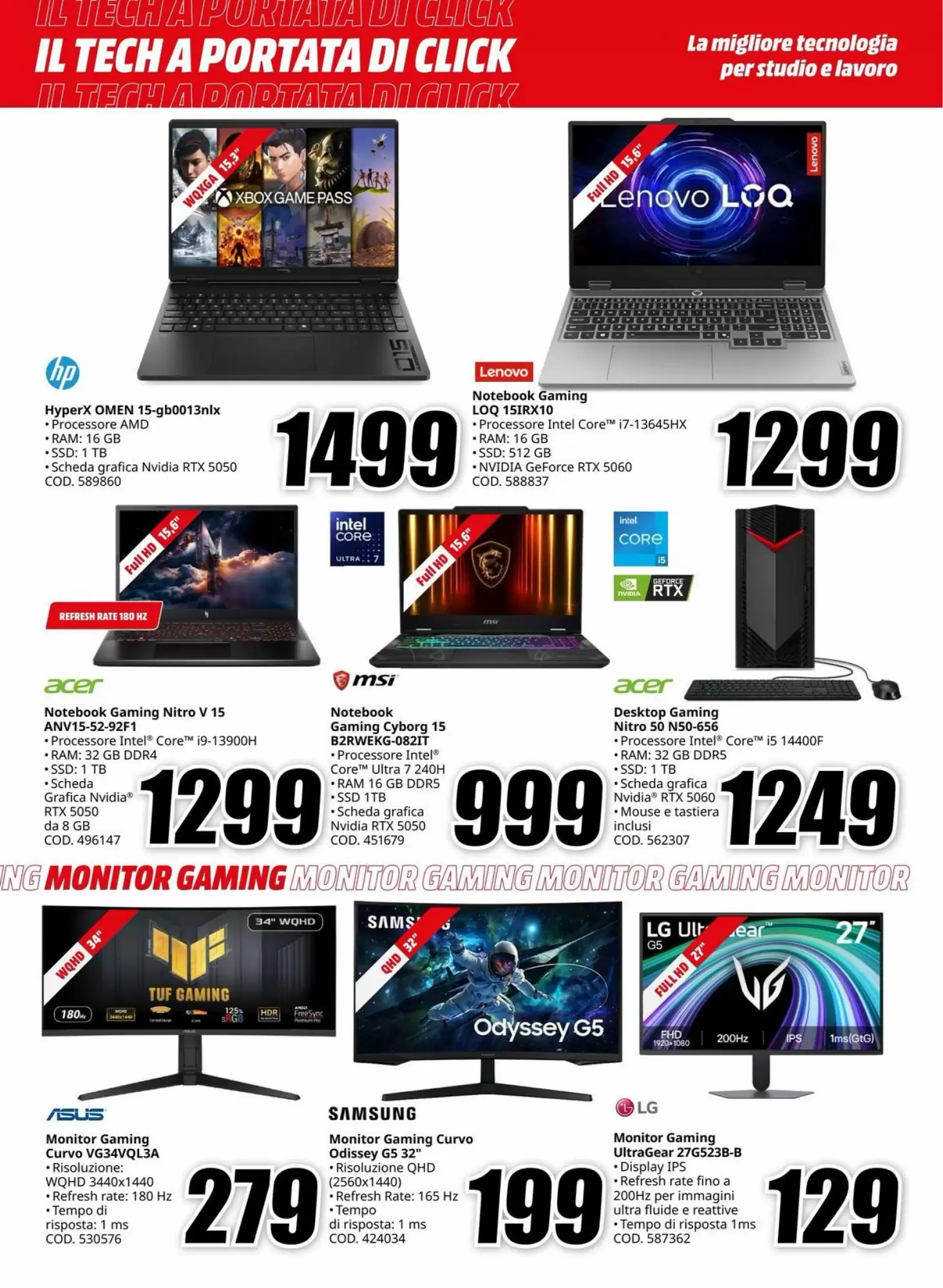 Volantino Mediaworld Black Friday 2026 - Immagine 2 Volantino Mediaworld Black Friday 2026 - Pagina
