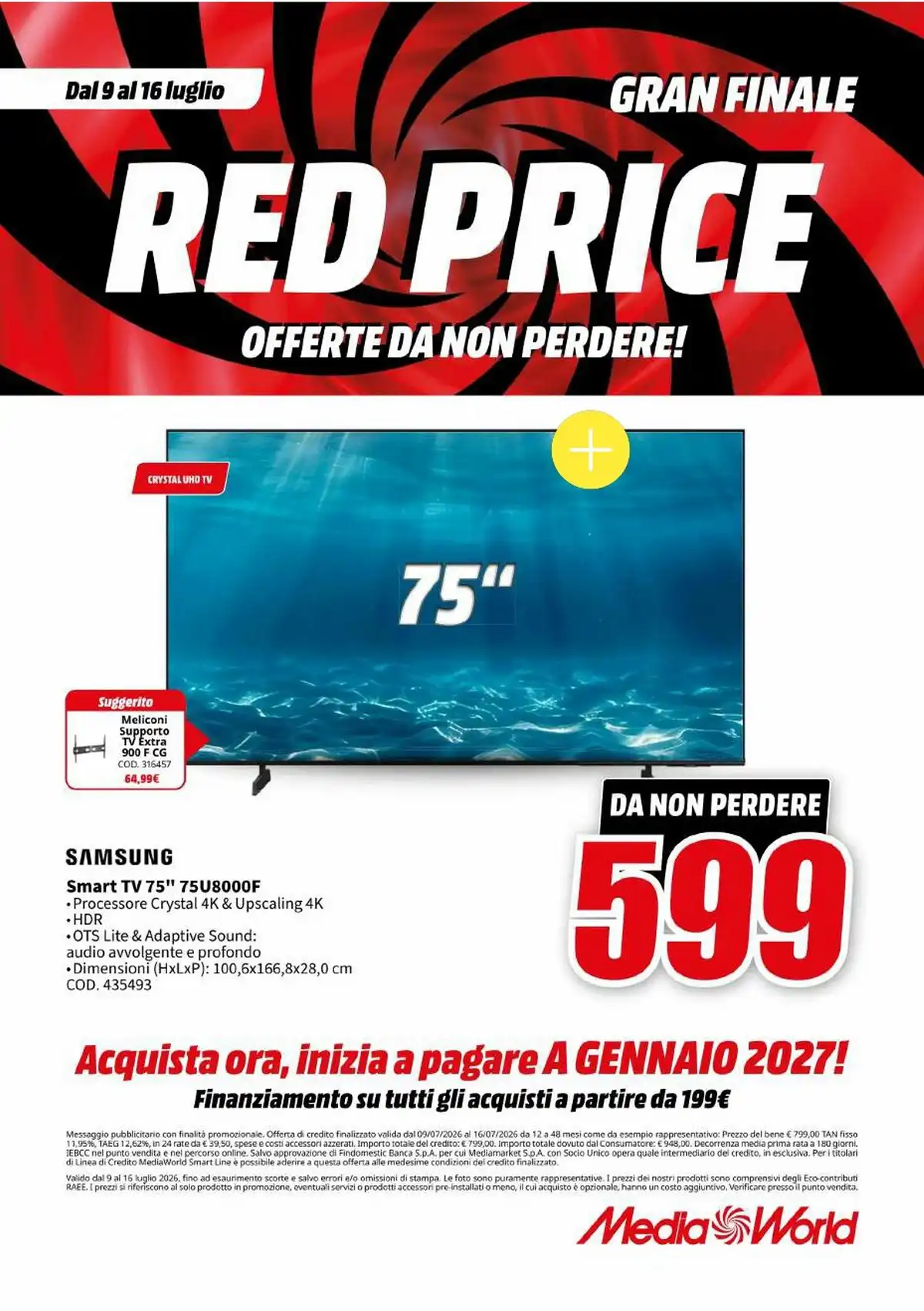 Volantino Mediaworld Dal 9 Luglio Al 16 Luglio 2026 Anteprima - Immagine 4 Dal 9 Luglio