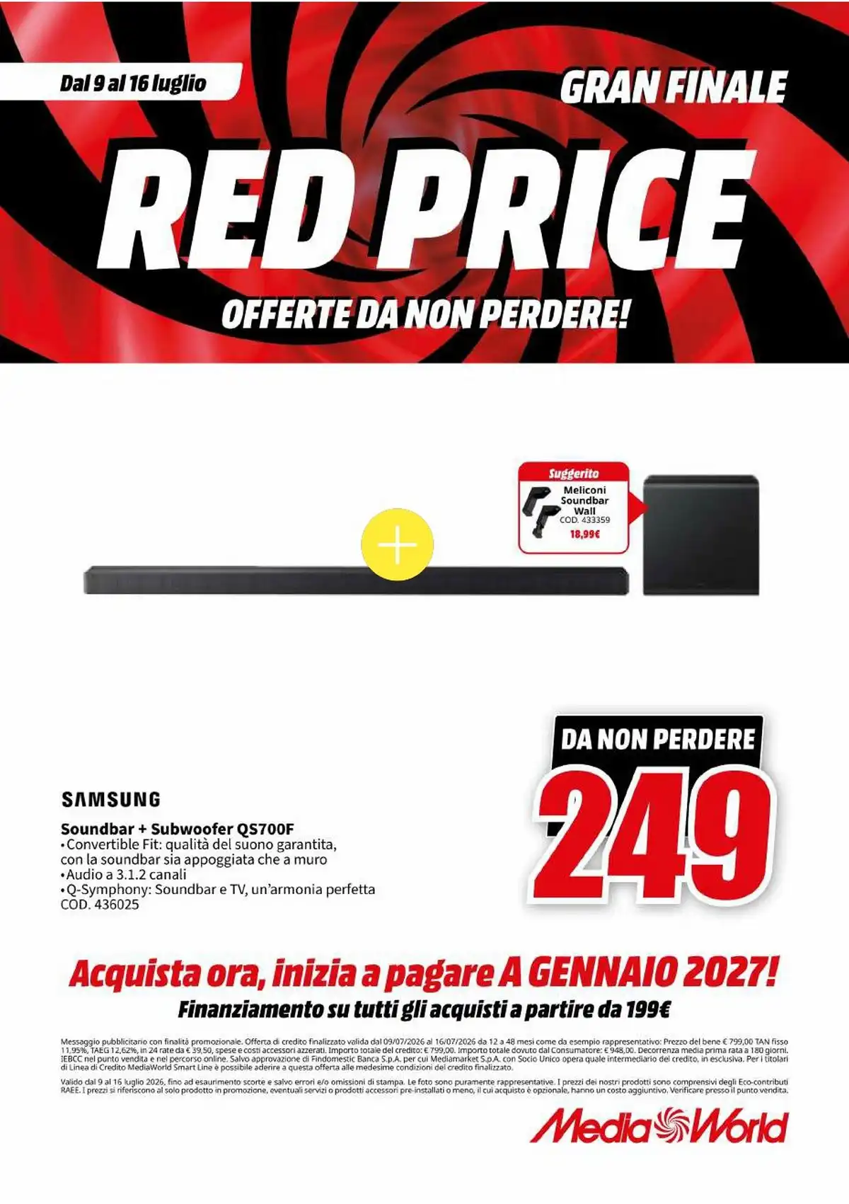 Volantino Mediaworld Dal 9 Luglio Al 16 Luglio 2026 Anteprima - Immagine 3 Dal 9 Luglio