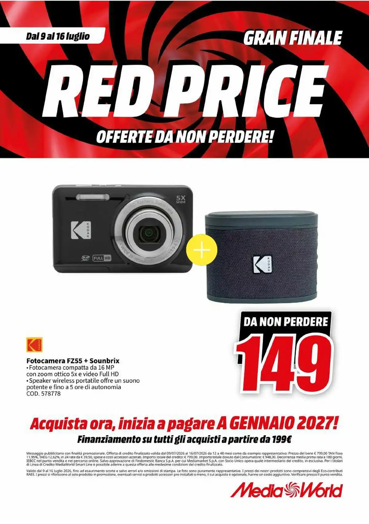 Volantino Mediaworld Dal 9 Luglio Al 16 Luglio 2026 Anteprima - Immagine 1 Dal 9 Luglio