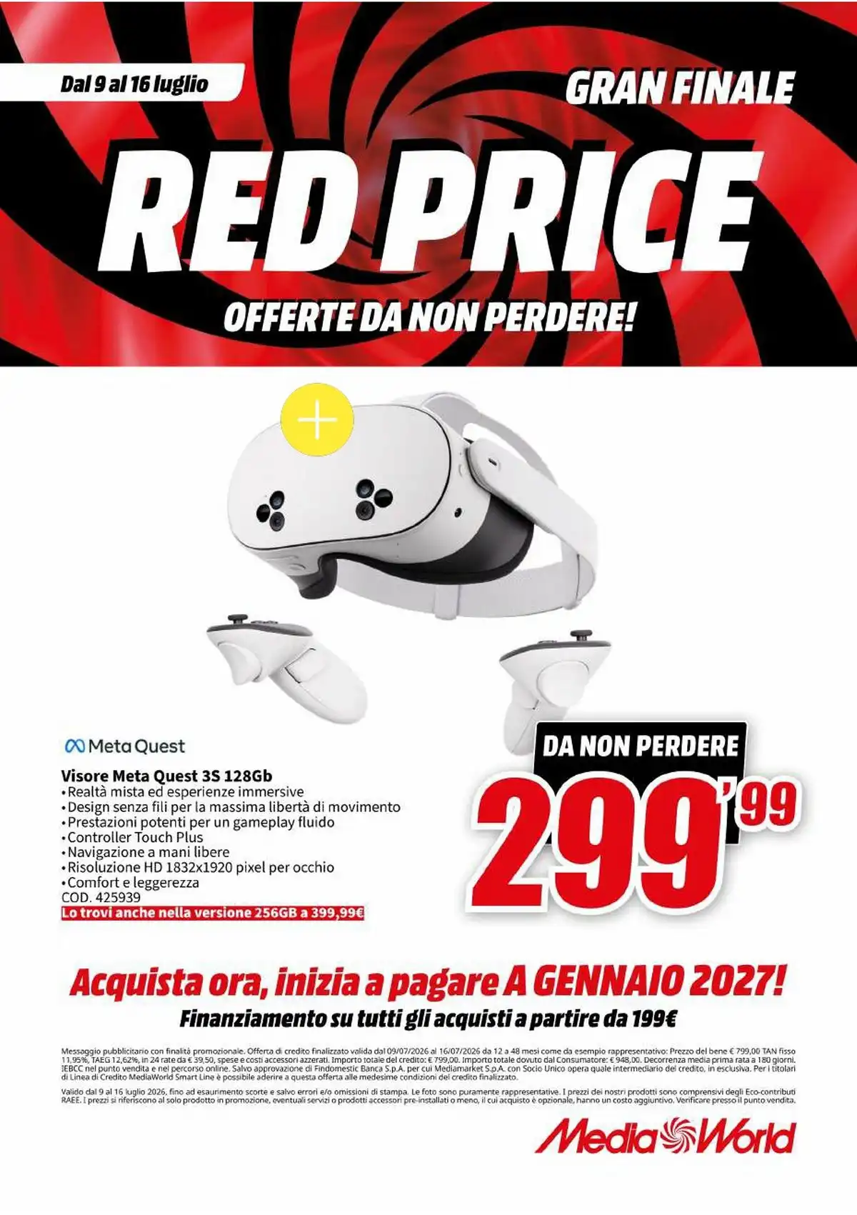 Volantino Mediaworld Dal 9 Luglio Al 16 Luglio 2026 Anteprima - Immagine 1 Dal 9 Luglio