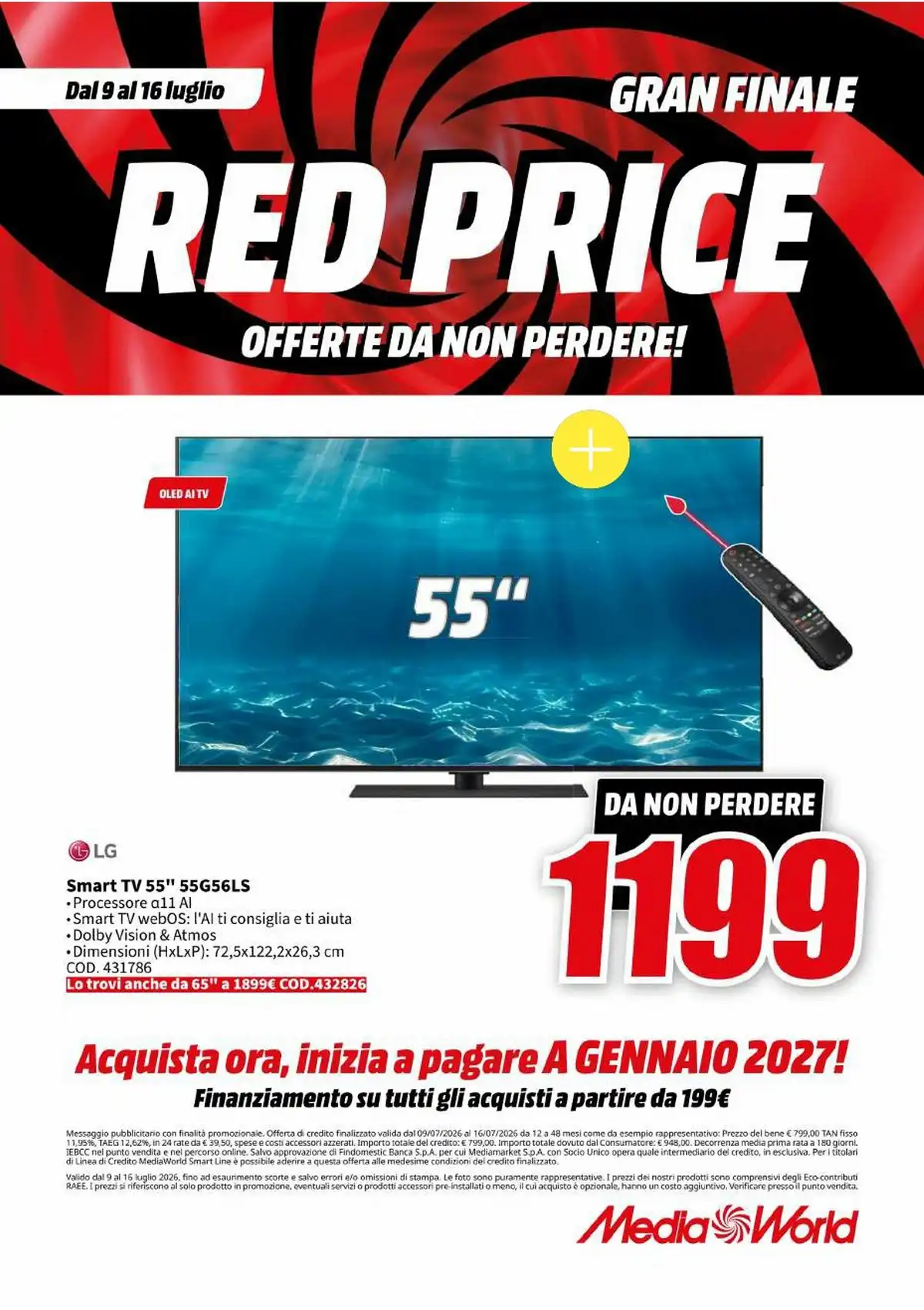 Volantino Mediaworld Dal 9 Luglio Al 16 Luglio 2026 Anteprima - Immagine 2 Dal 9 Luglio