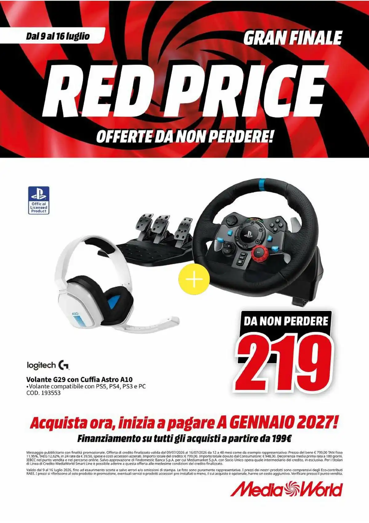 Volantino Mediaworld Dal 9 Luglio Al 16 Luglio 2026 Anteprima - Immagine 2 Dal 9 Luglio