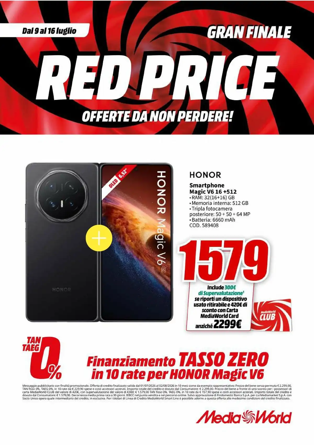 Dal 9 Luglio