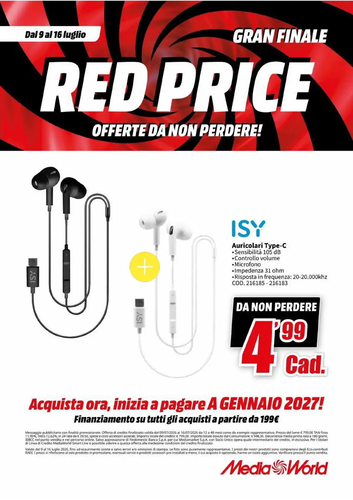 Dal 9 Luglio