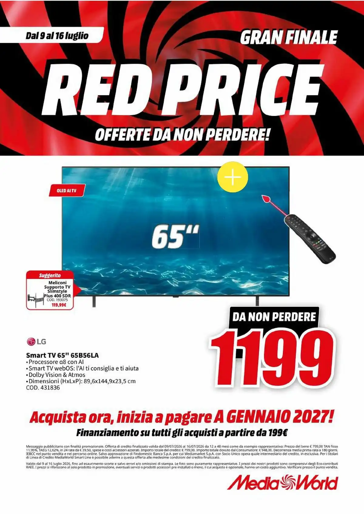Volantino Mediaworld Dal 9 Luglio Al 16 Luglio 2026 Anteprima - Immagine 2 Dal 9 Luglio