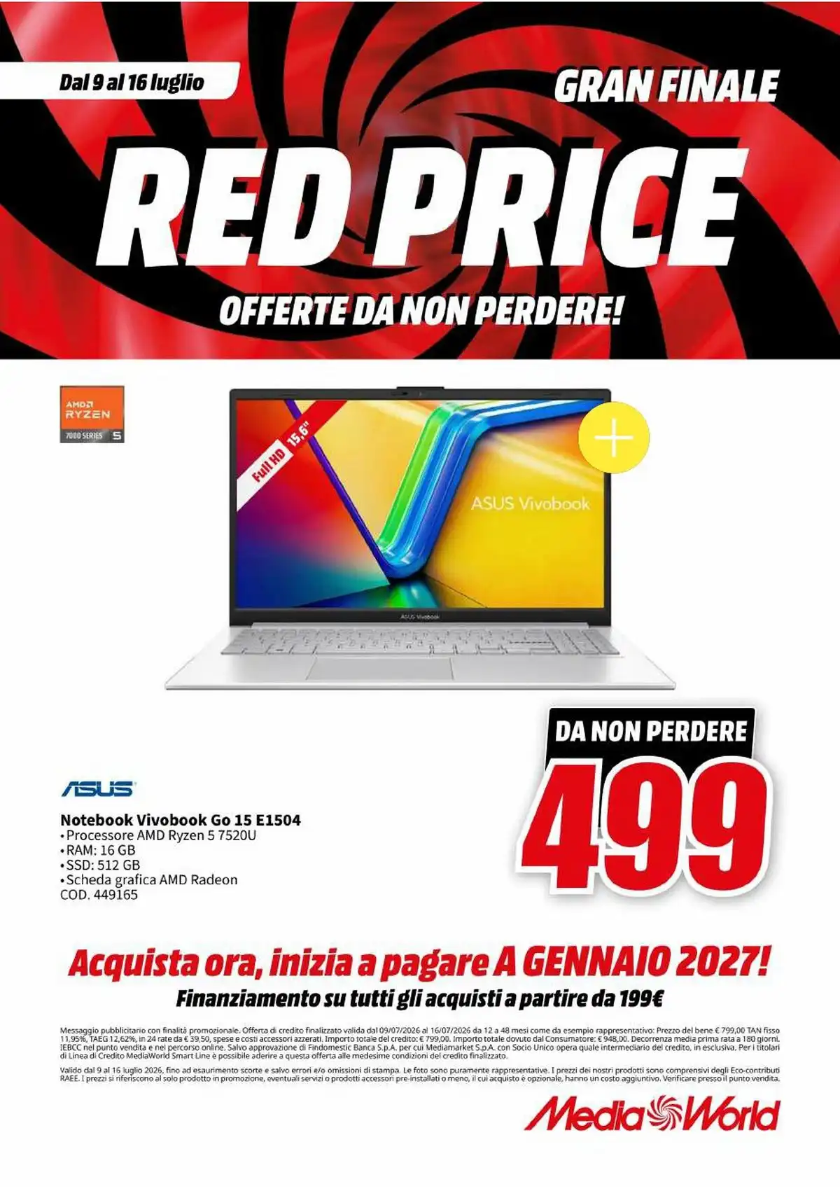 Volantino Mediaworld Dal 9 Luglio Al 16 Luglio 2026 Anteprima - Immagine 4 Dal 9 Luglio