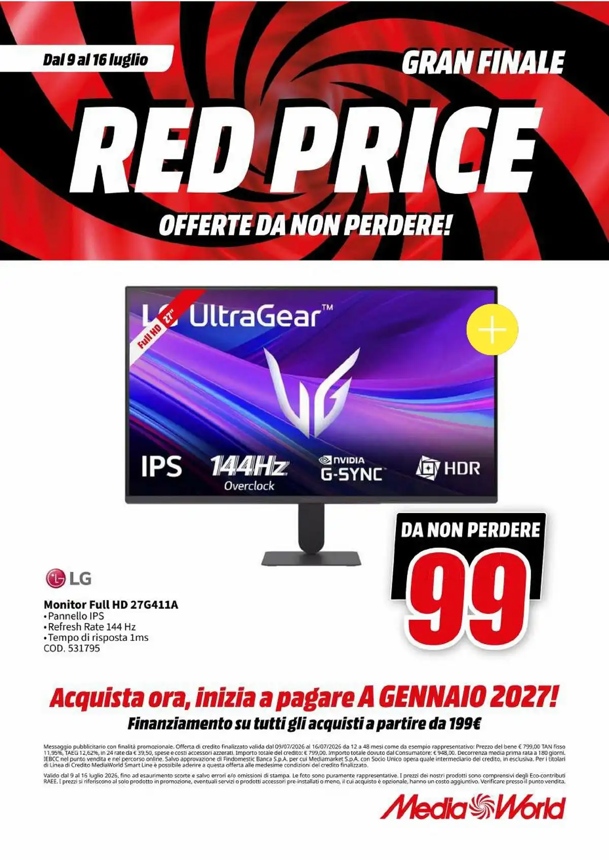 Volantino Mediaworld Dal 9 Luglio Al 16 Luglio 2026 Anteprima - Immagine 3 Dal 9 Luglio