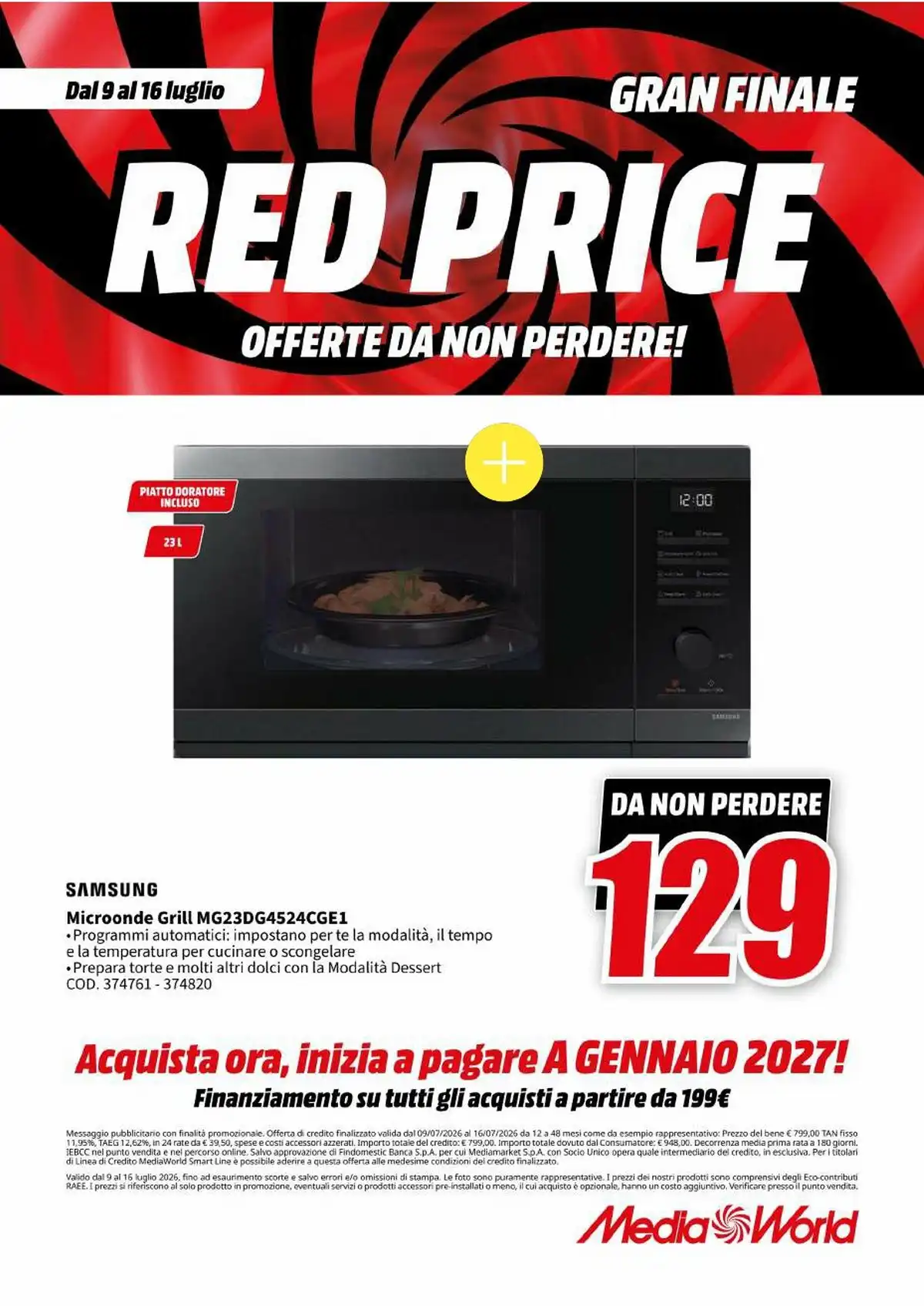 Volantino Mediaworld Dal 9 Luglio Al 16 Luglio 2026 Anteprima - Immagine 4 Dal 9 Luglio