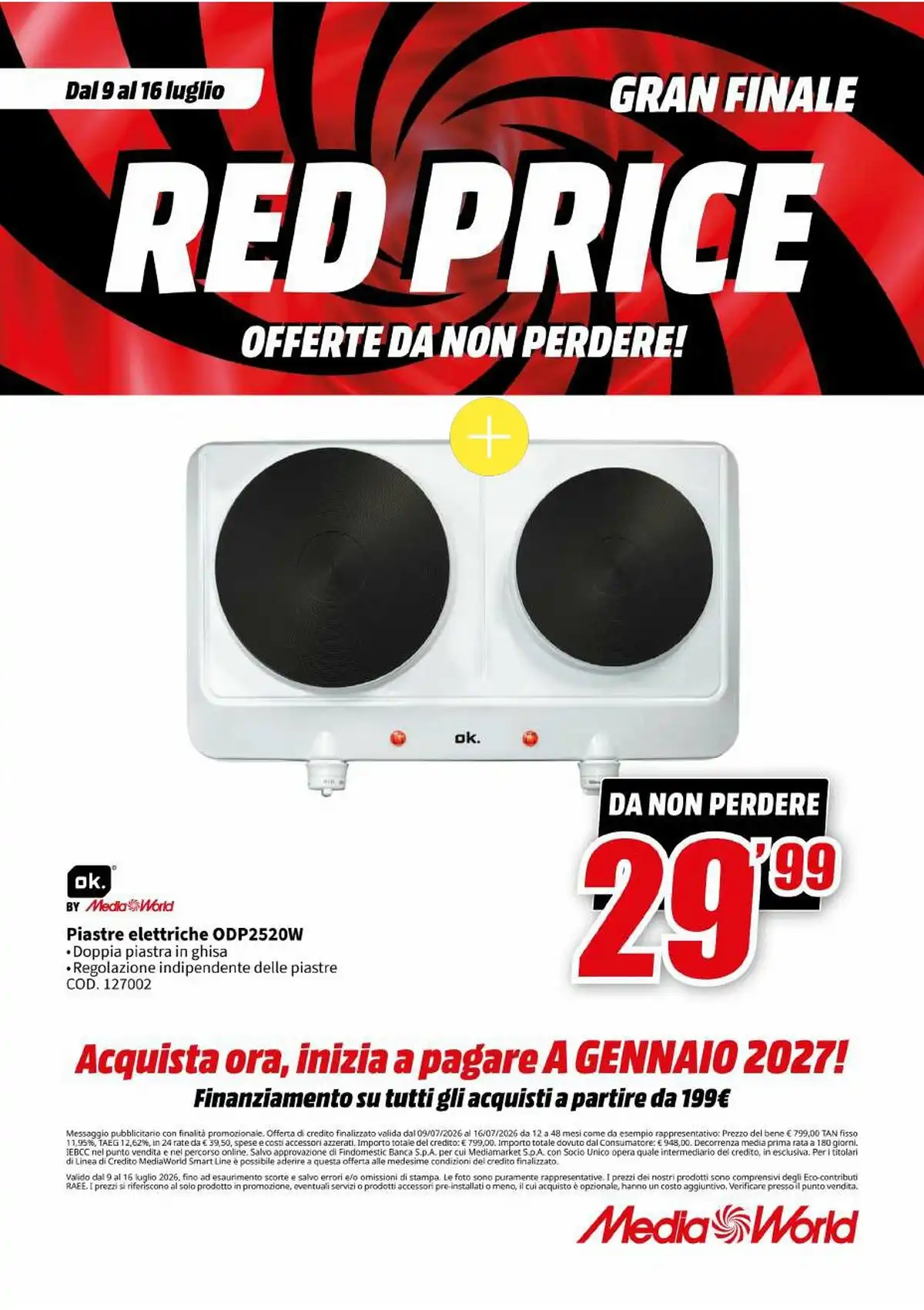 Volantino Mediaworld Dal 9 Luglio Al 16 Luglio 2026 Anteprima - Immagine 1 Dal 9 Luglio
