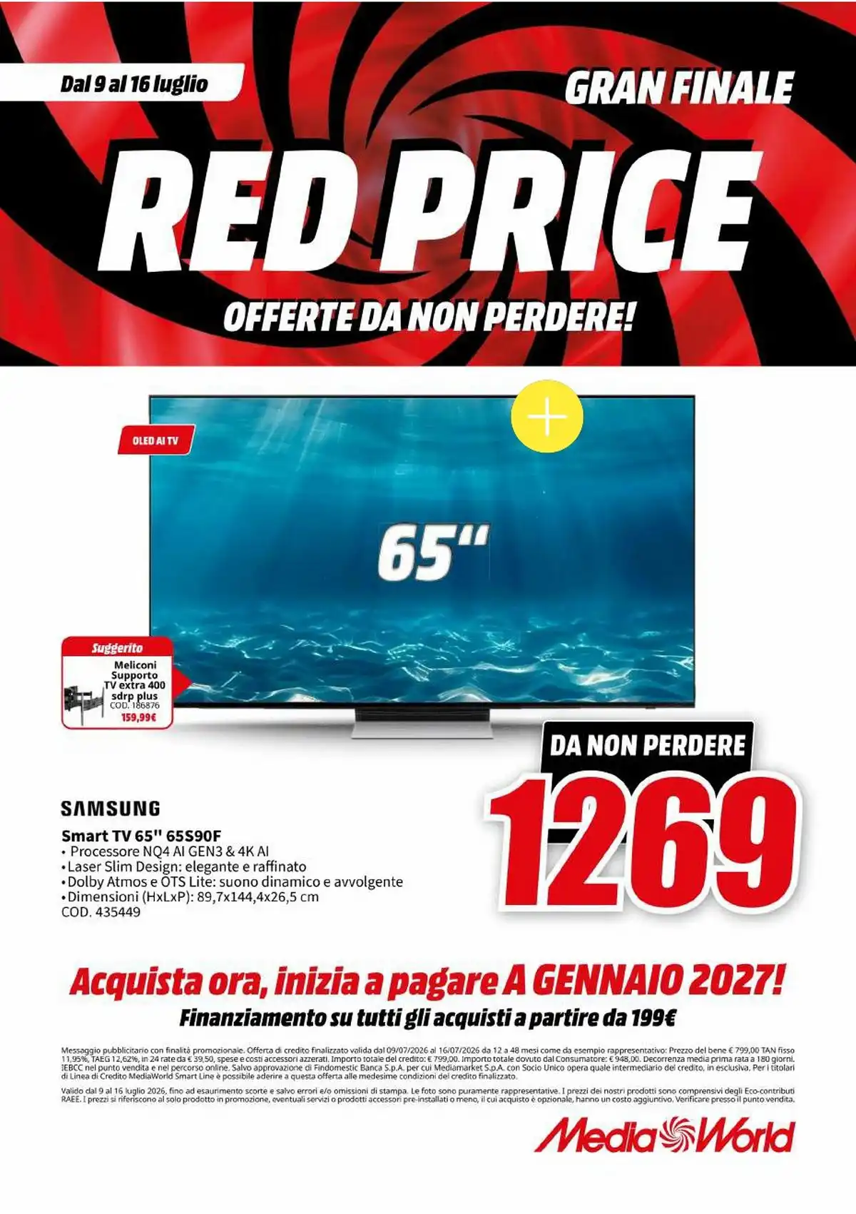 Volantino Mediaworld Dal 9 Luglio Al 16 Luglio 2026 Anteprima - Immagine 3 Dal 9 Luglio