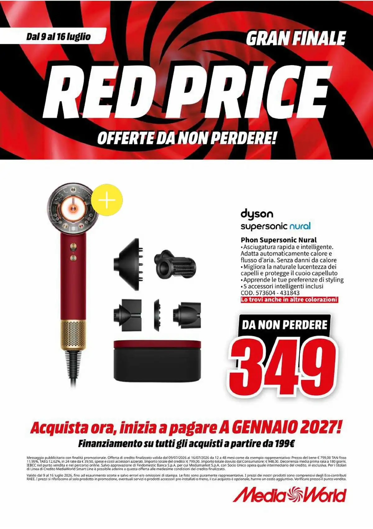 Volantino Mediaworld Dal 9 Luglio Al 16 Luglio 2026 Anteprima - Immagine 1 Dal 9 Luglio