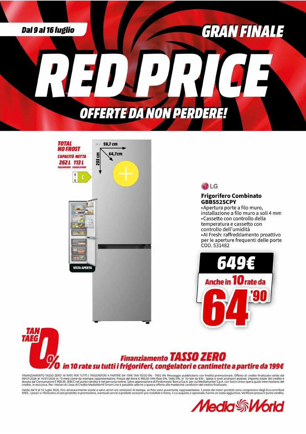 Volantino Mediaworld Dal 9 Luglio Al 16 Luglio 2026 Anteprima - Immagine 3 Dal 9 Luglio