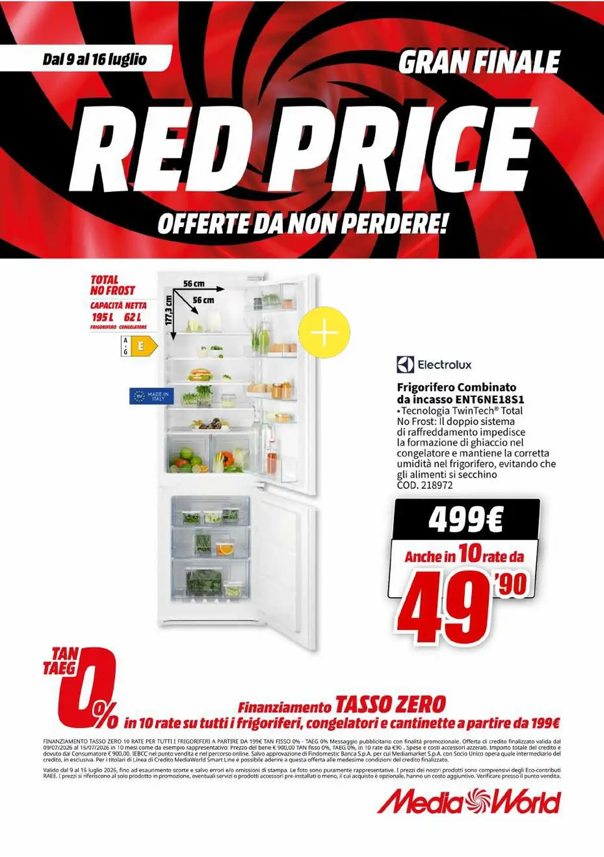 Volantino Mediaworld Dal 9 Luglio Al 16 Luglio 2026 Anteprima - Immagine 1 Dal 9 Luglio