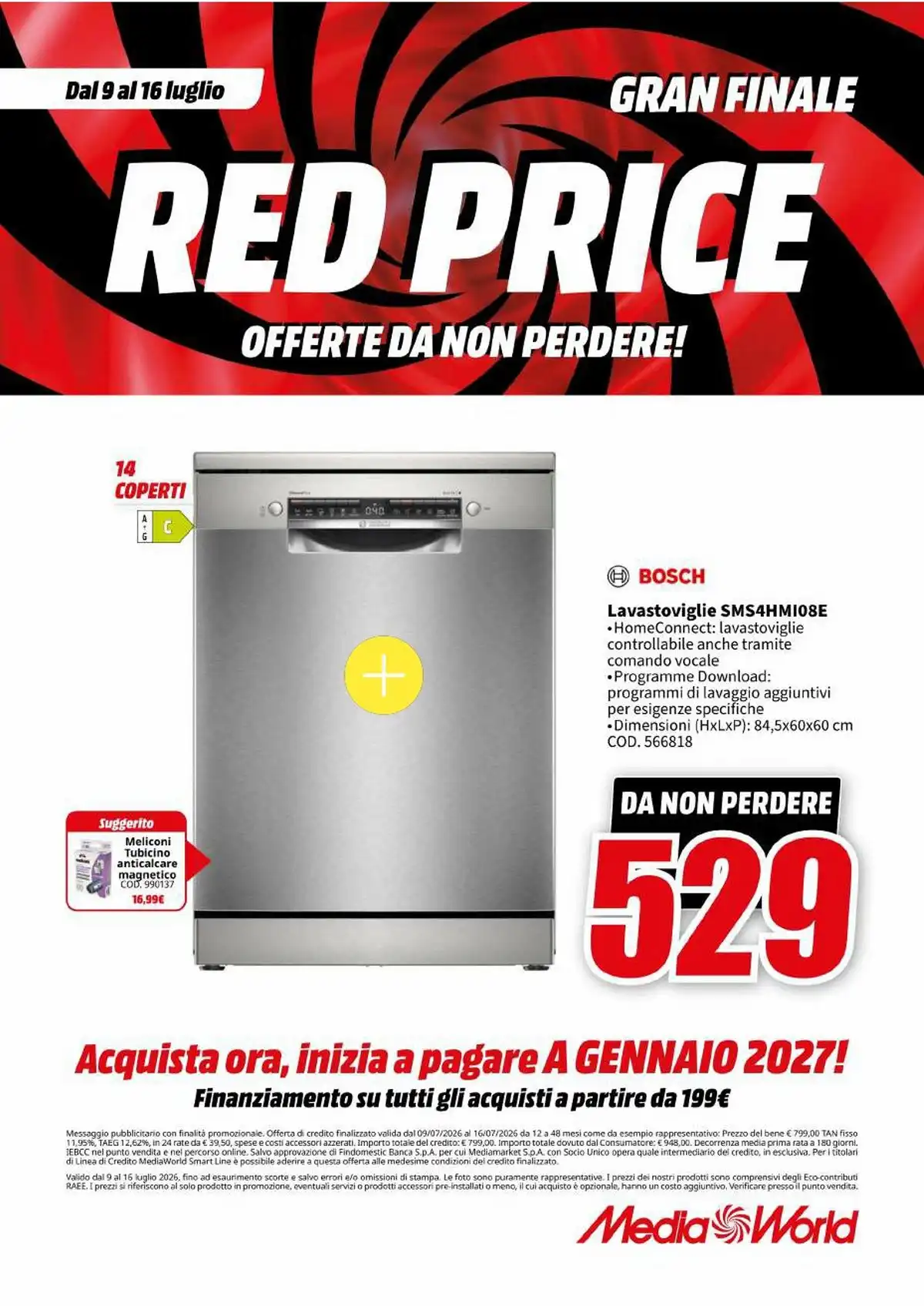 Volantino Mediaworld Dal 9 Luglio Al 16 Luglio 2026 Anteprima - Immagine 1 Dal 9 Luglio