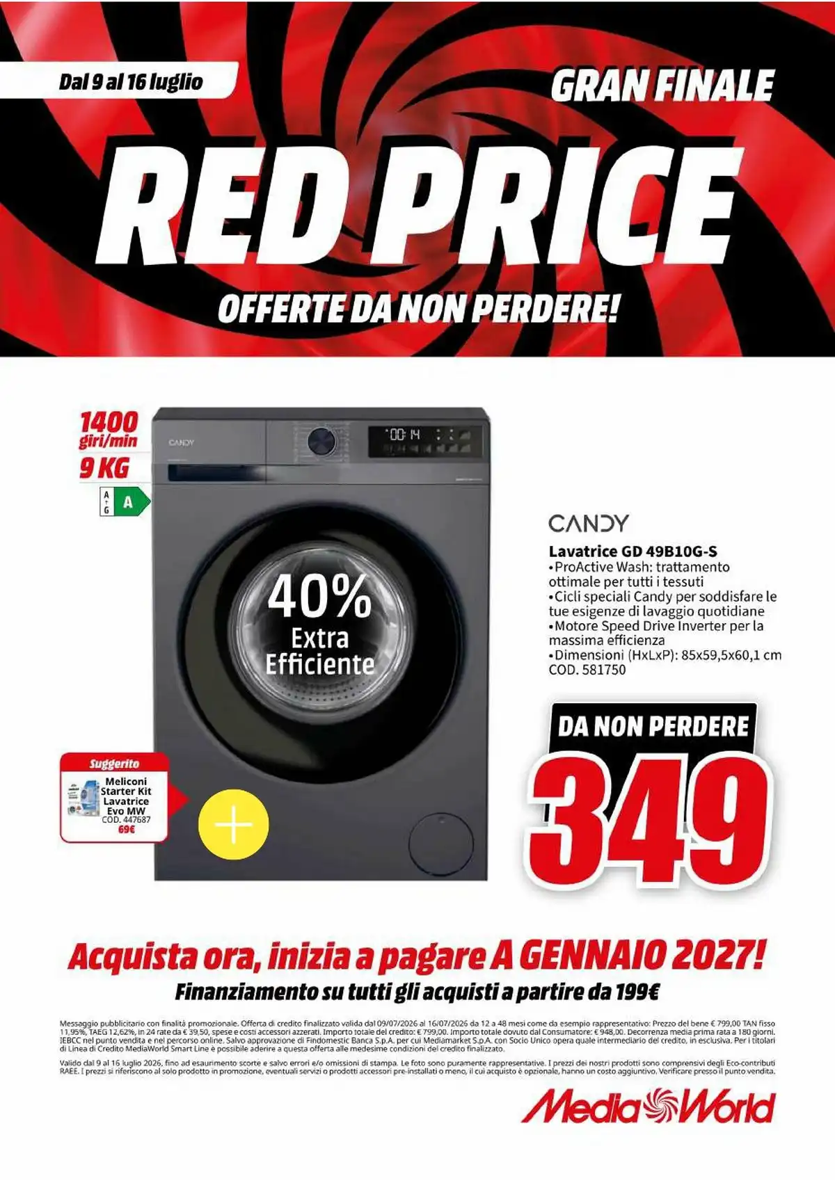 Volantino Mediaworld Dal 9 Luglio Al 16 Luglio 2026 Anteprima - Immagine 1 Dal 9 Luglio