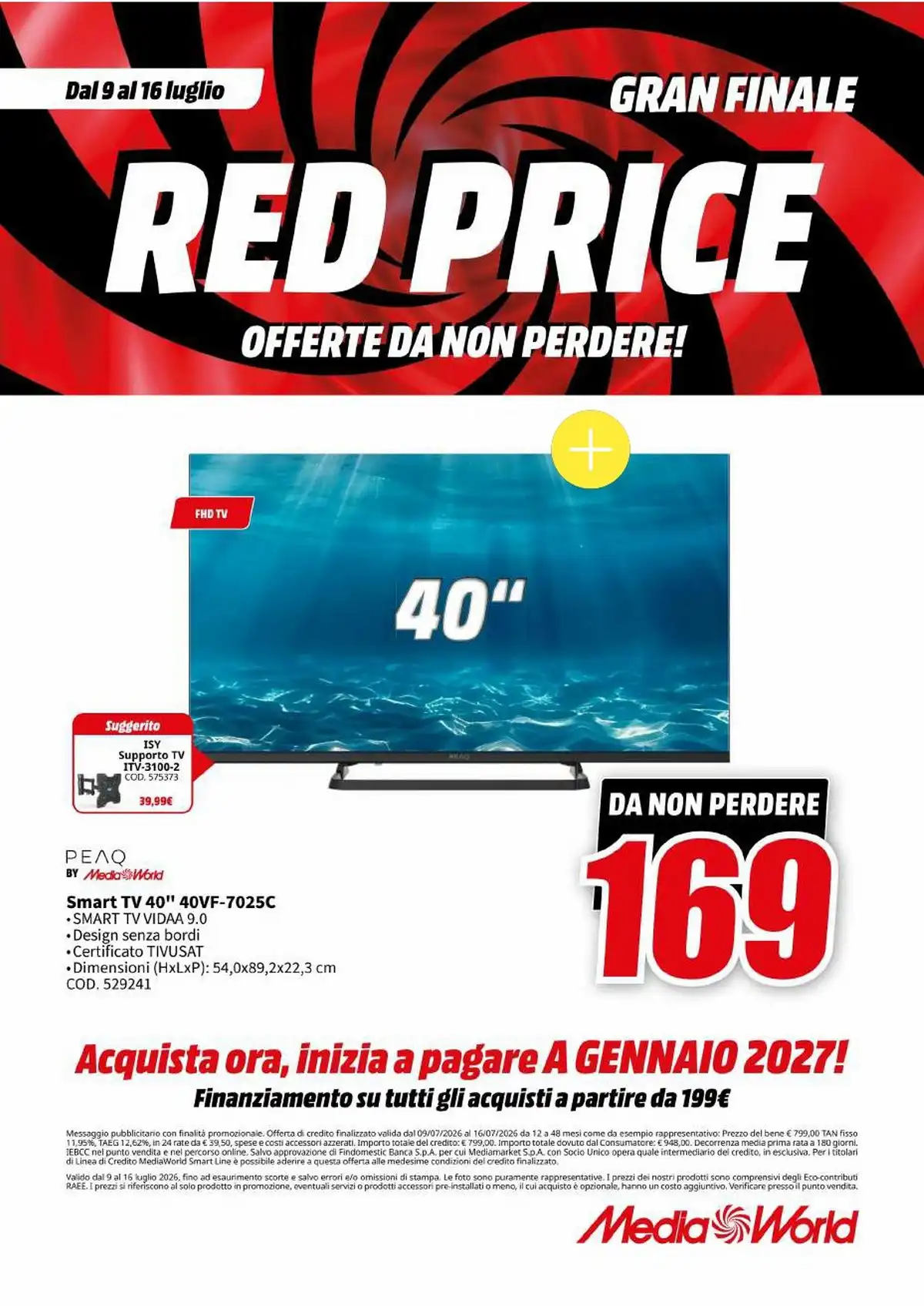 Volantino Mediaworld Dal 9 Luglio Al 16 Luglio 2026 Anteprima - Immagine 2 Dal 9 Luglio