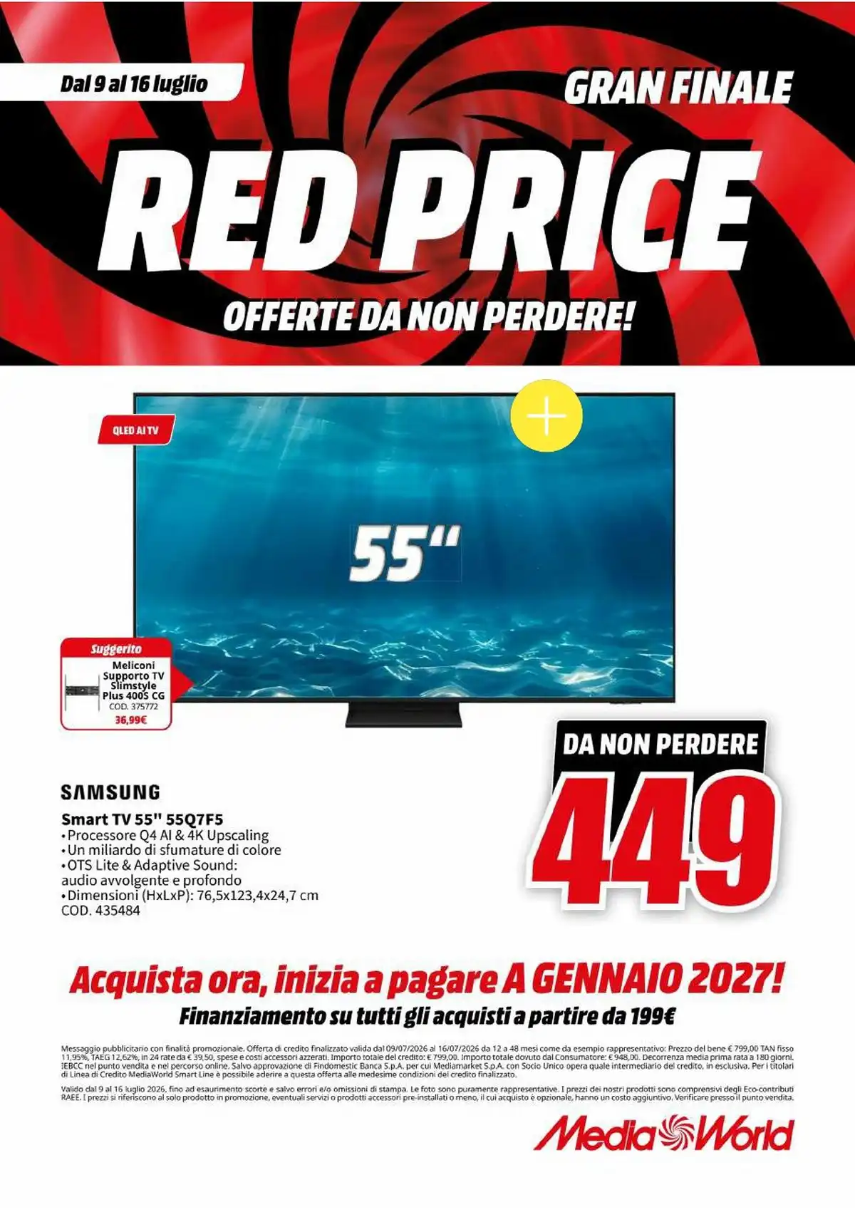 Volantino Mediaworld Dal 9 Luglio Al 16 Luglio 2026 Anteprima - Immagine 3 Dal 9 Luglio