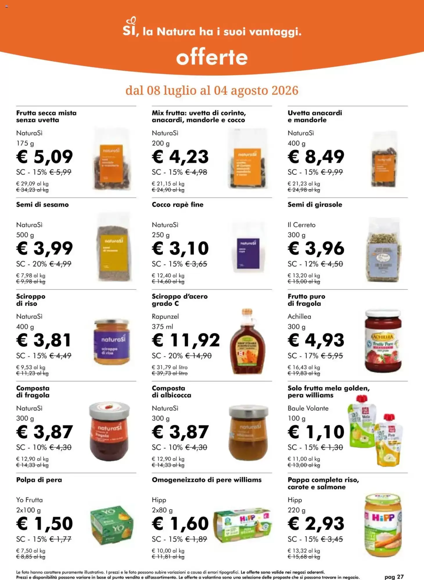 Volantino Naturasì Luglio 2026 - Immagine 1 Luglio