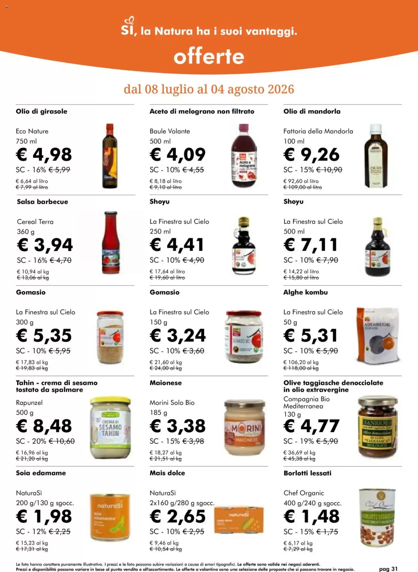 Volantino Naturasì Luglio 2026 - Immagine 1 Luglio