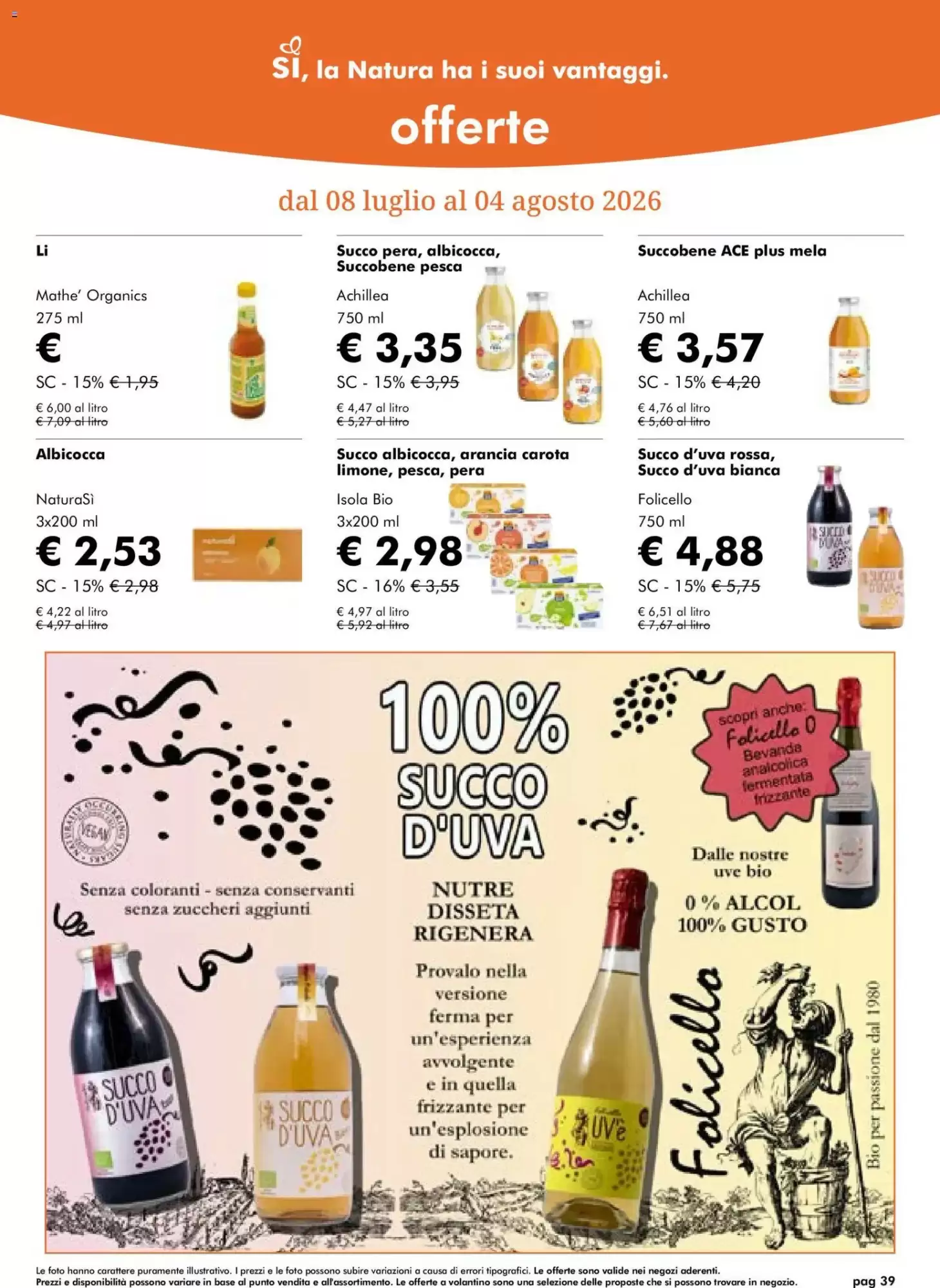 Volantino Naturasì Luglio 2026 - Immagine 1 Luglio