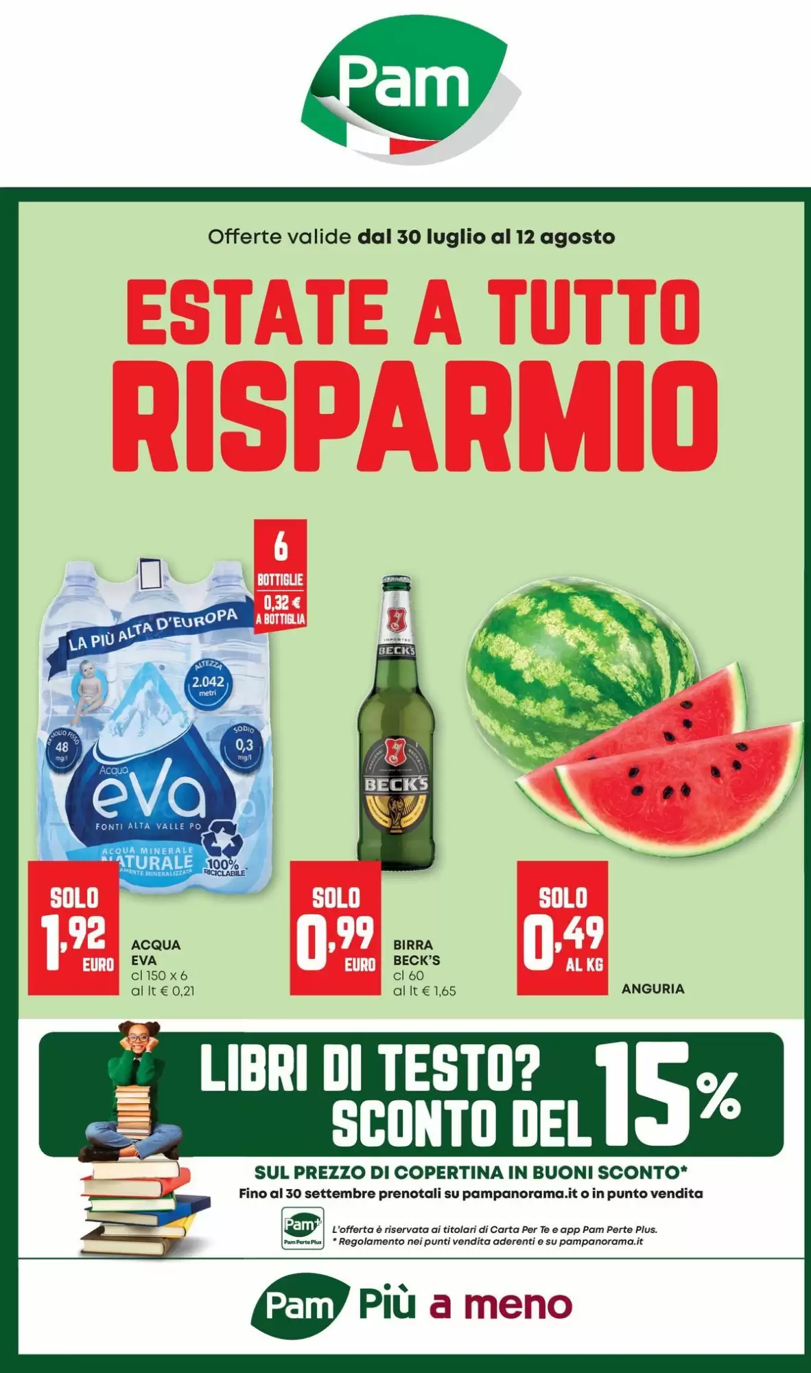 Volantino Pam Dal 30 Luglio Al 12 Agosto 2026 Anteprima - Immagine 1 Dal 30 Luglio