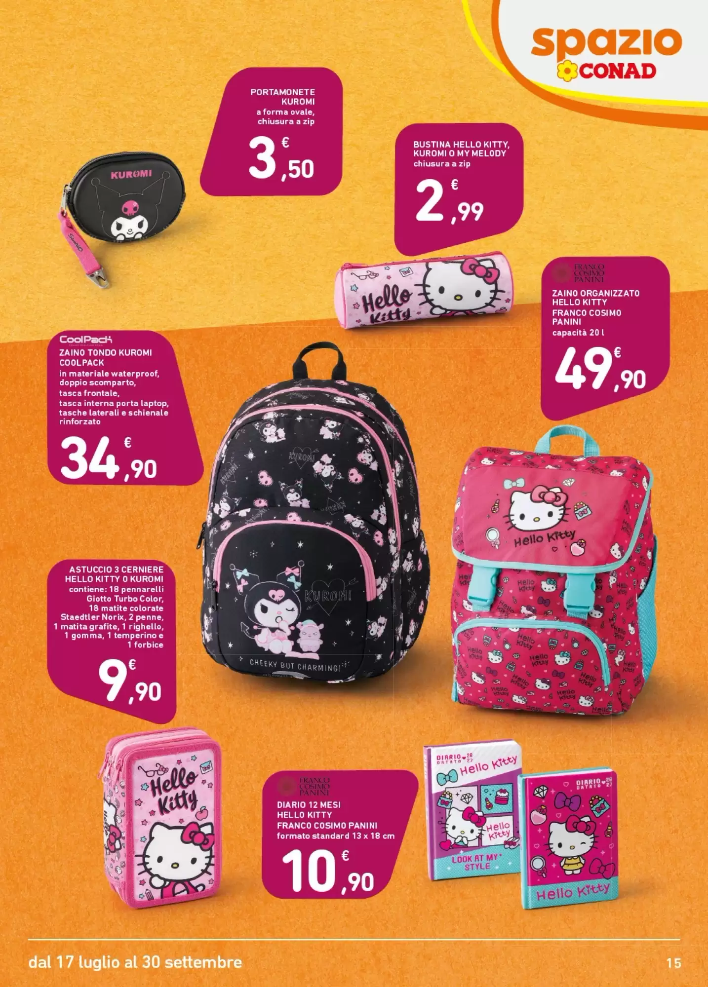 Volantino Spazio Conad Dal 11 Agosto Al 24 Agosto 2026 Anteprima - Immagine 3 Scuola Dal 17 Luglio - 30 Settembre