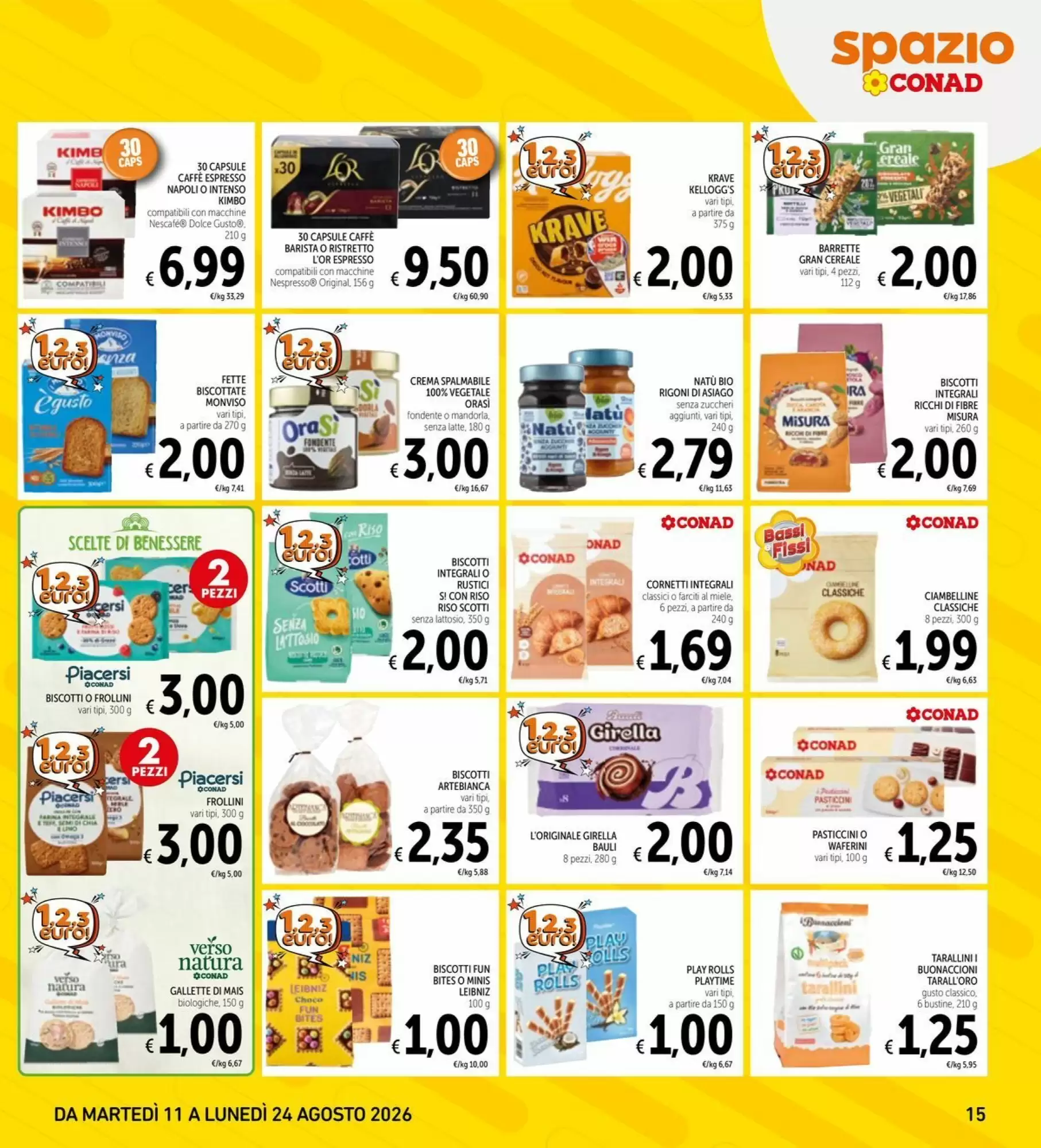 Volantino Spazio Conad Dal 11 Agosto Al 24 Agosto 2026 Anteprima - Immagine 1 Dal 11 Agosto