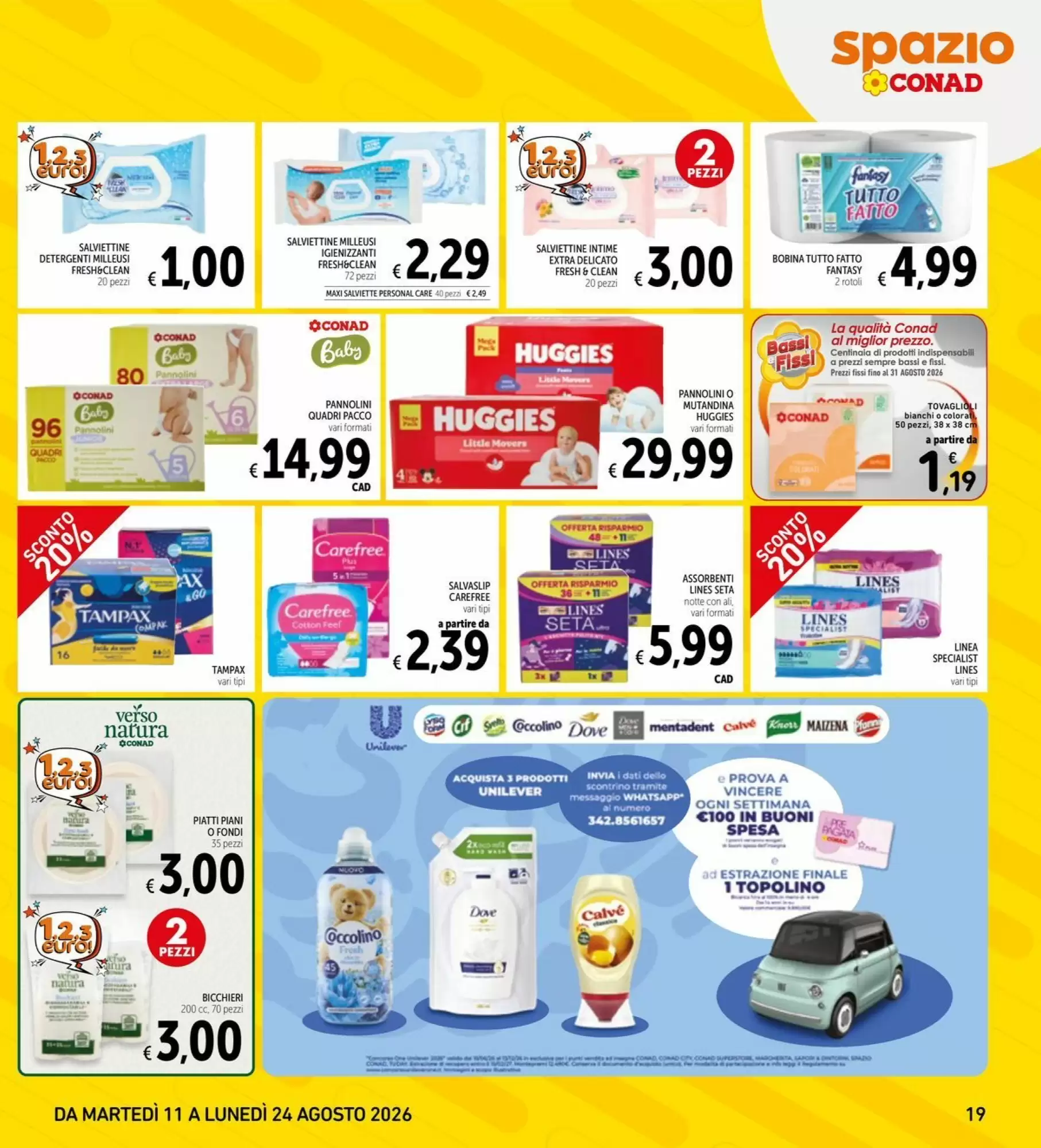 Volantino Spazio Conad Dal 11 Agosto Al 24 Agosto 2026 Anteprima - Immagine 1 Dal 11 Agosto