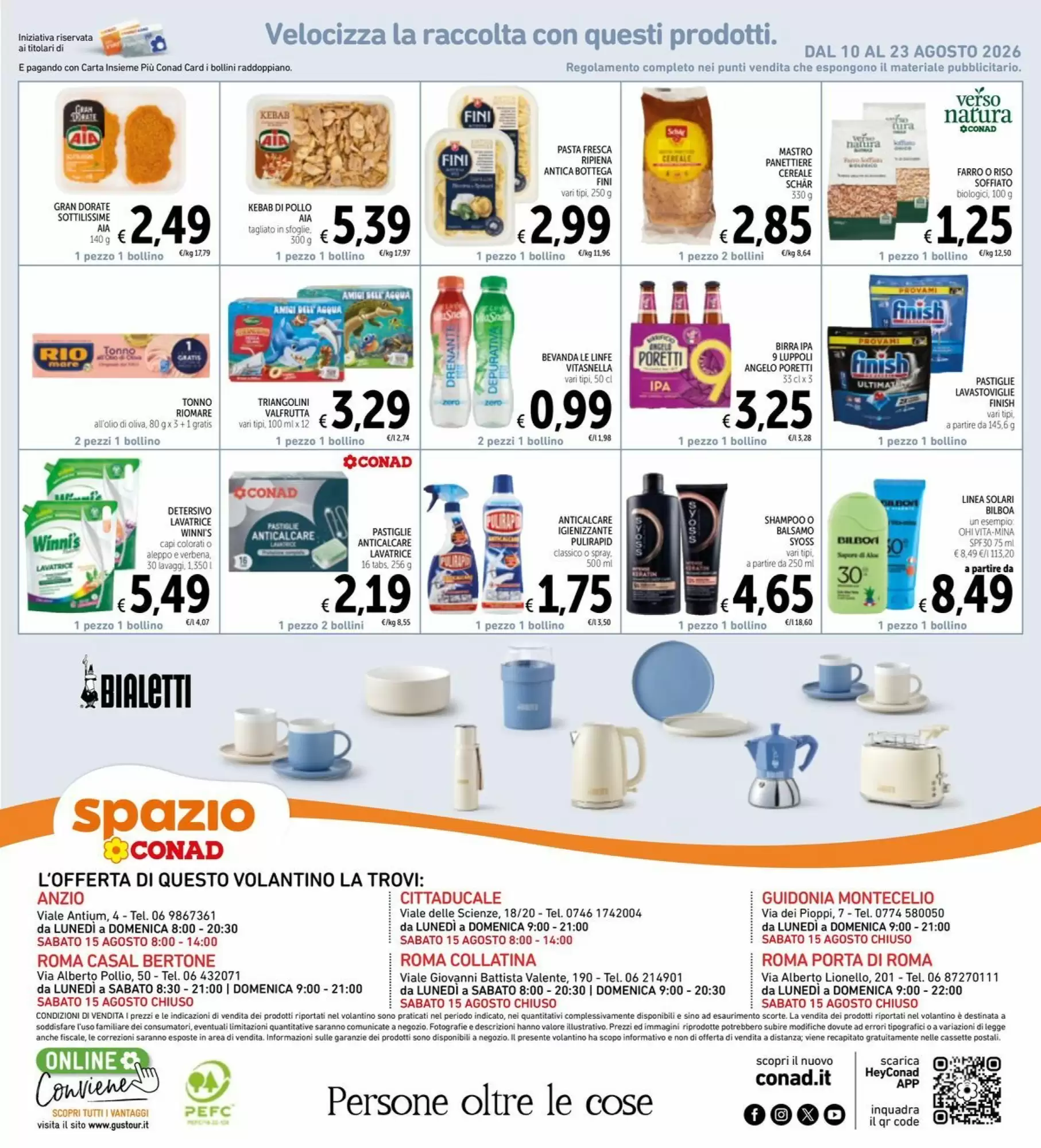 Volantino Spazio Conad Dal 11 Agosto Al 24 Agosto 2026 Anteprima - Immagine 1 Dal 11 Agosto