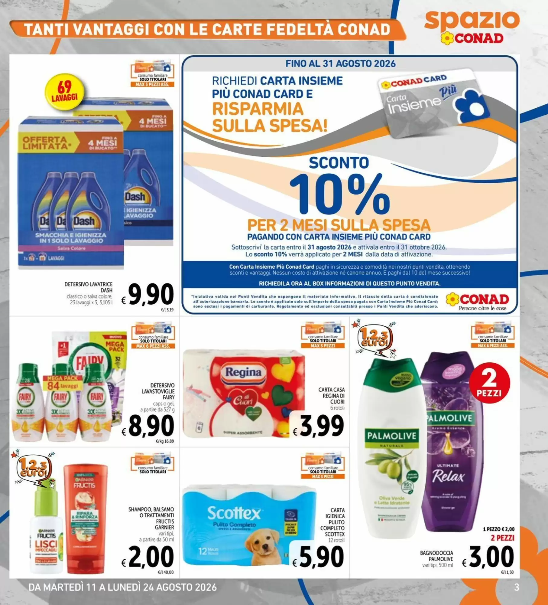 Volantino Spazio Conad Dal 11 Agosto Al 24 Agosto 2026 Anteprima - Immagine 1 Dal 11 Agosto