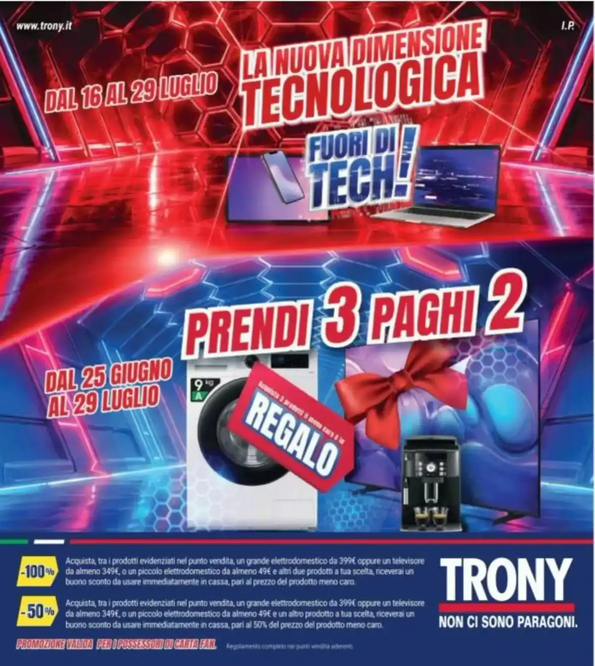 Volantino Trony Dal 16 Luglio Al 29 Luglio 2026 Anteprima - Immagine 1 Dal 16 Luglio
