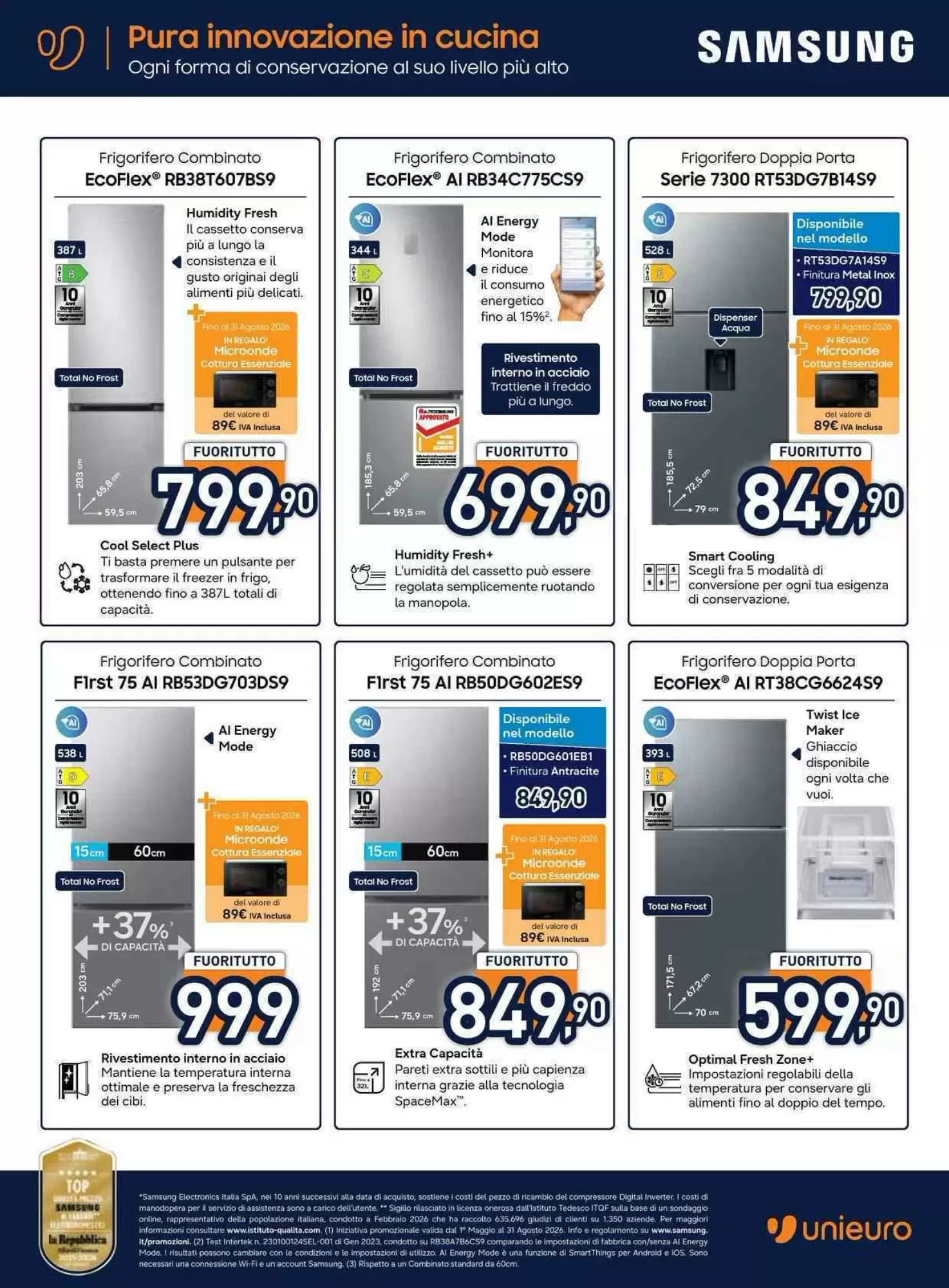 Volantino Unieuro Dal 27 Luglio Al 9 Agosto 2026 Anteprima - Immagine 1 Dal 27 Luglio