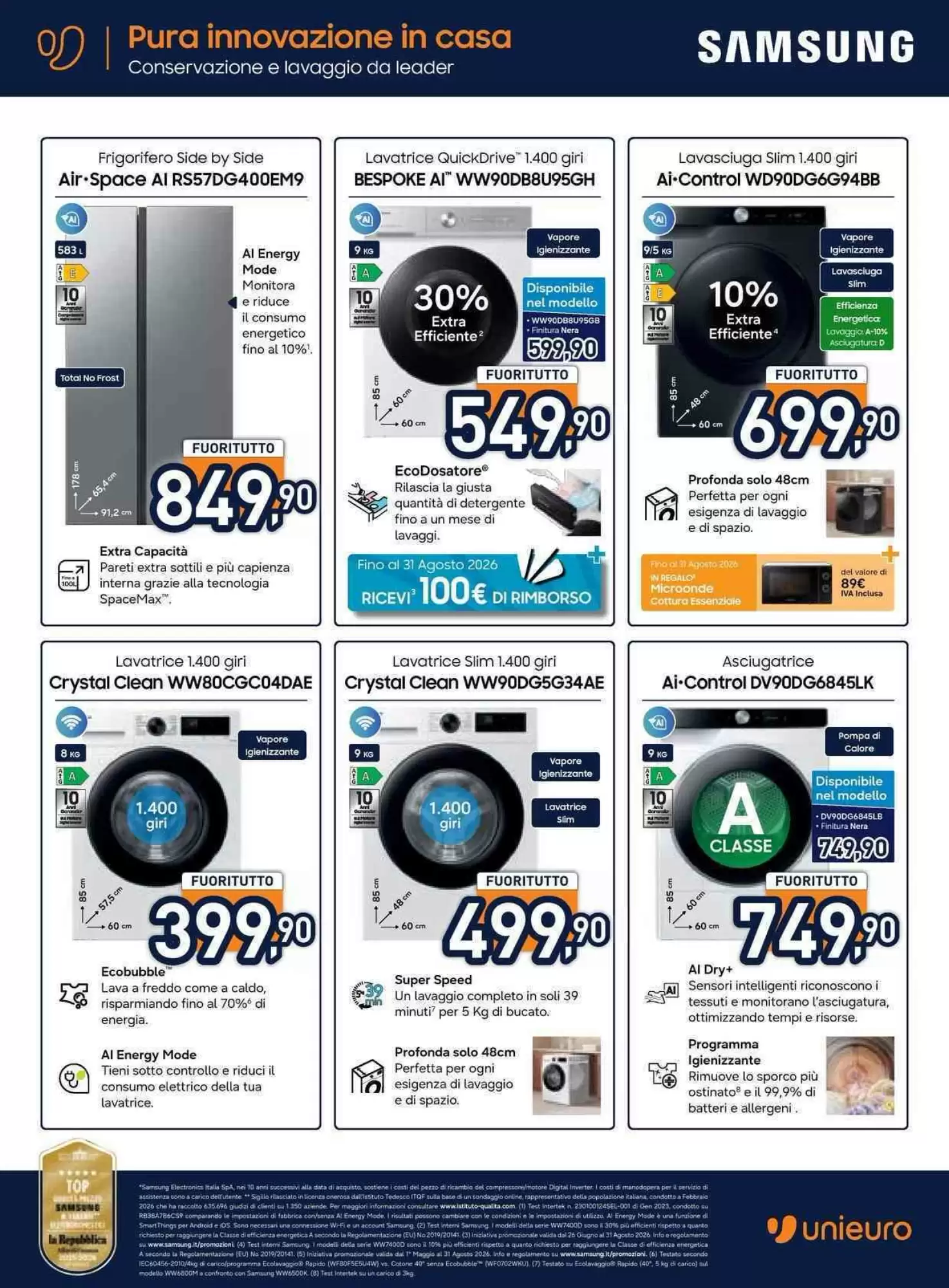 Volantino Unieuro Dal 27 Luglio Al 9 Agosto 2026 Anteprima - Immagine 2 Dal 27 Luglio
