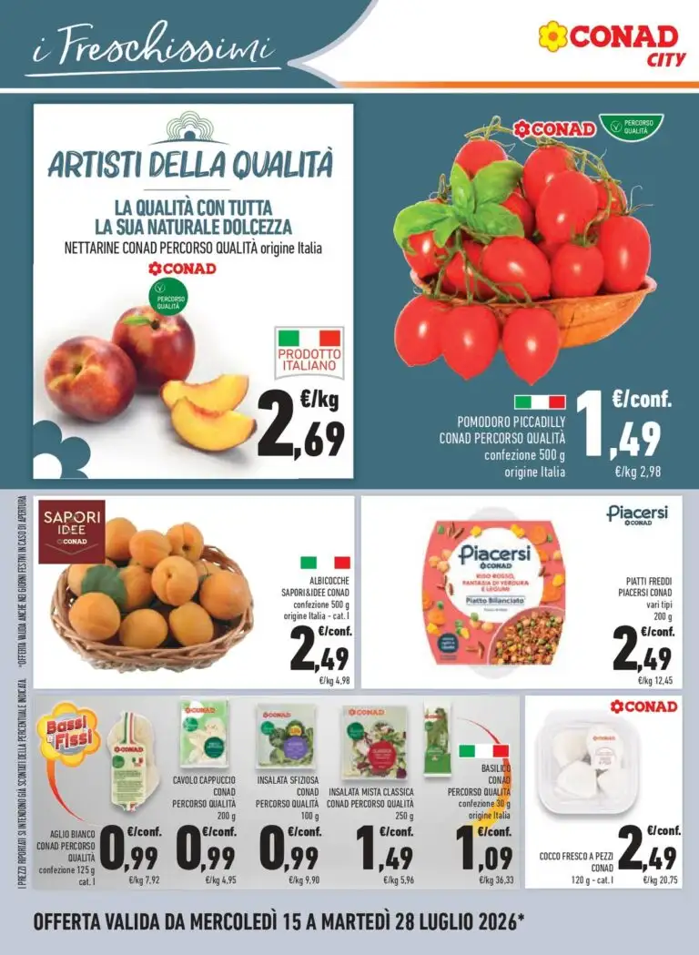Conad City Dal 15 Luglio