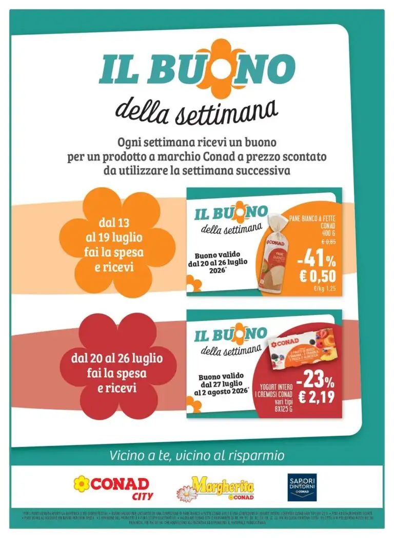 Conad City Dal 15 Luglio
