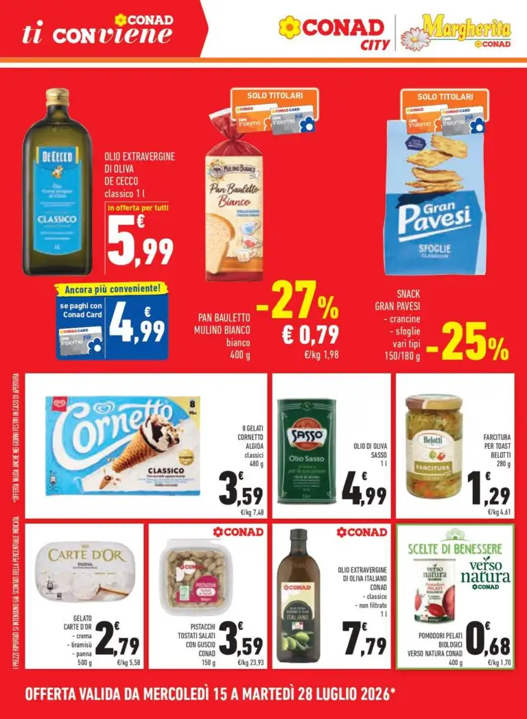 Conad City Dal 15 Luglio
